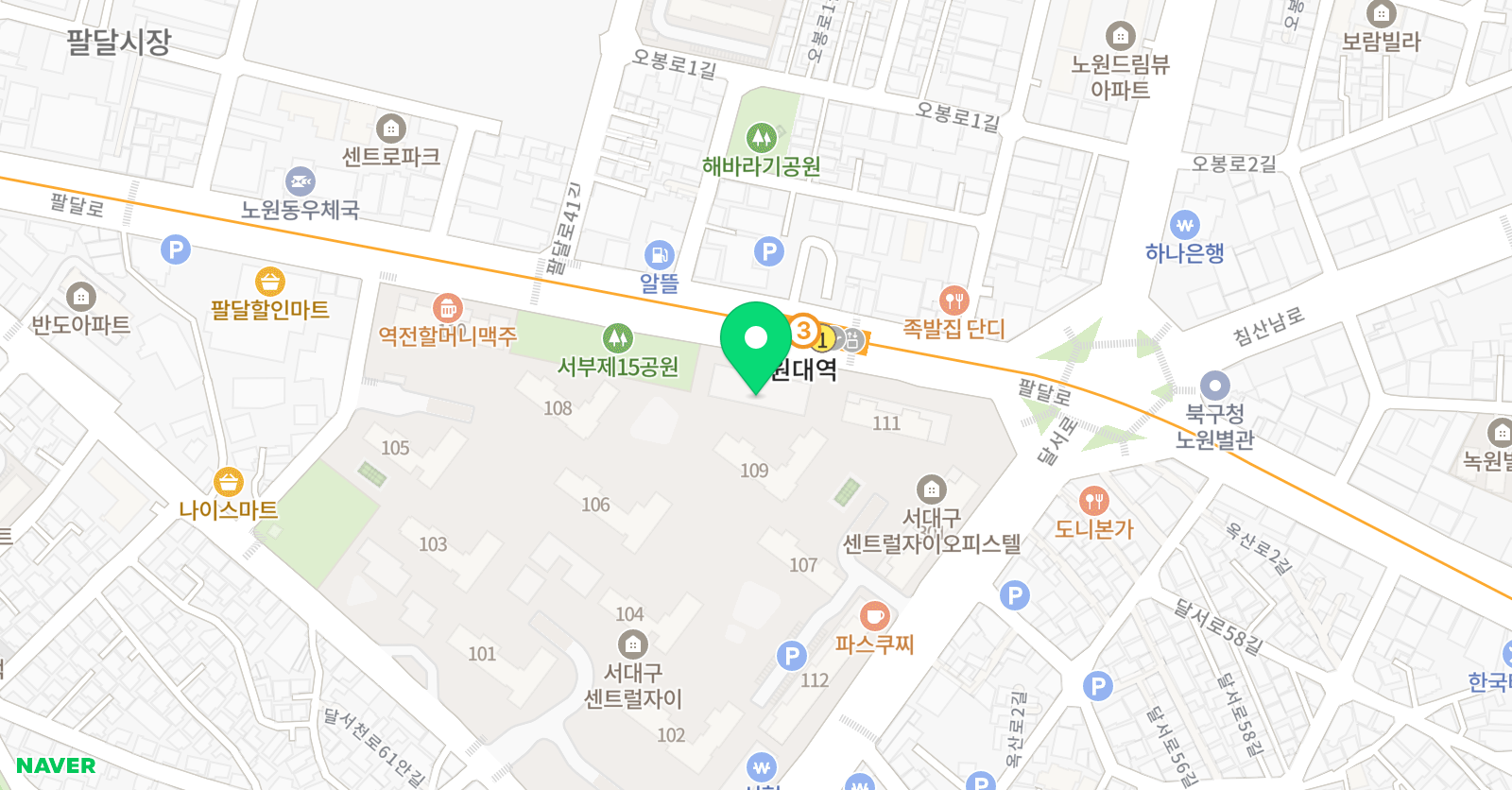 런투유 줄넘기클럽 원대점 위치
