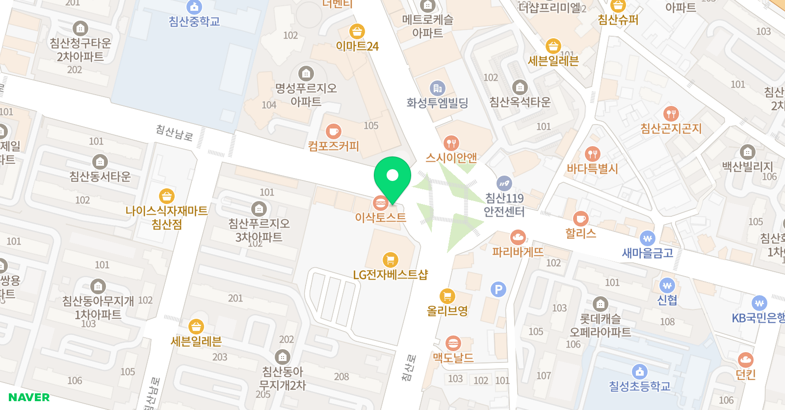화성 음악학원 위치