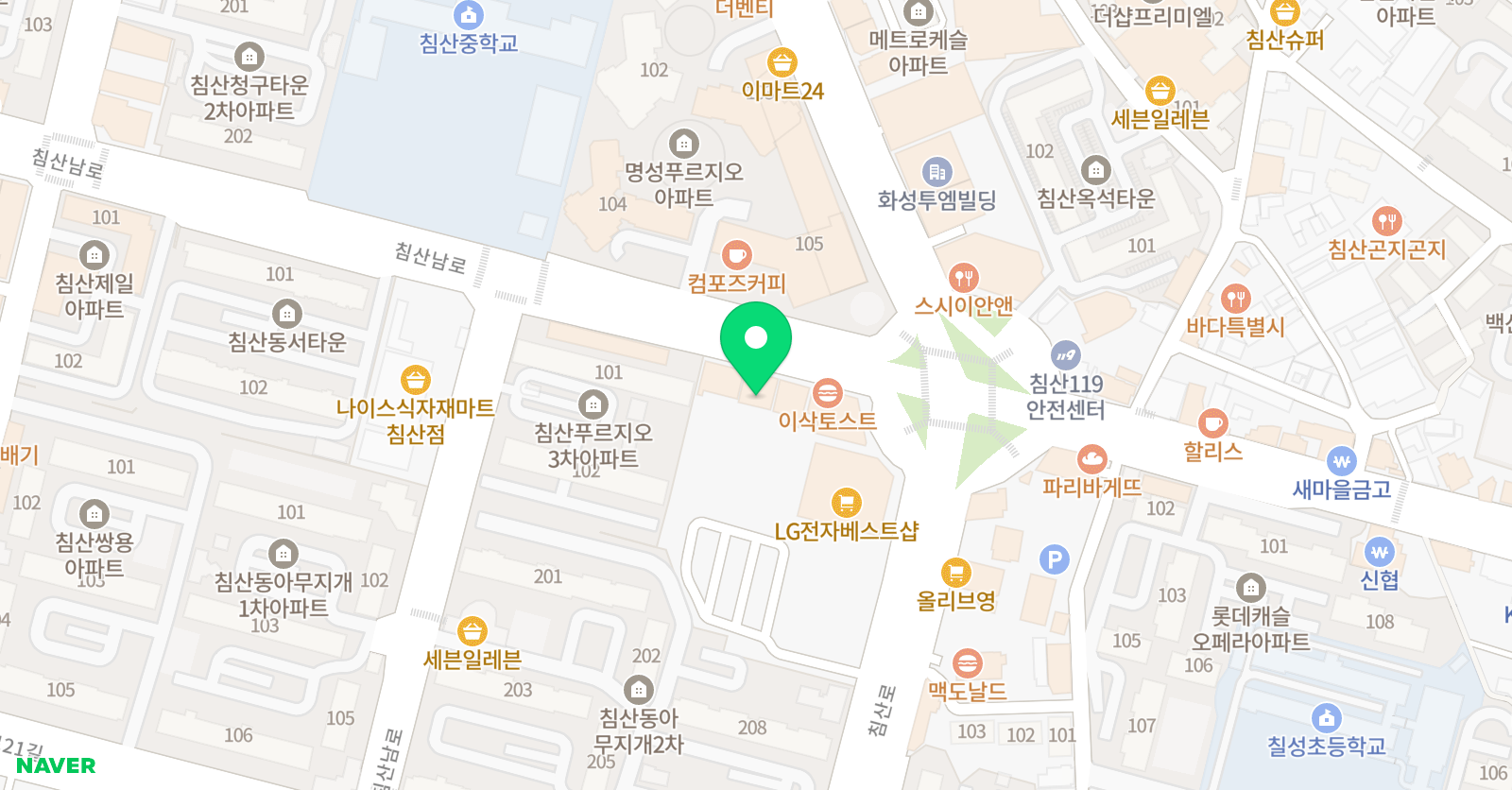 스캇 영어학원 위치