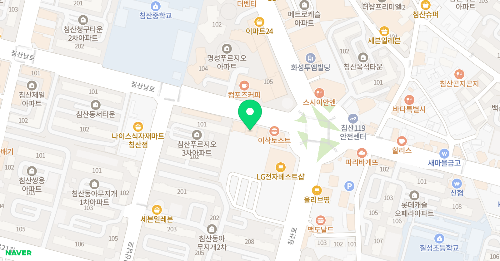 샘 스터디 위치