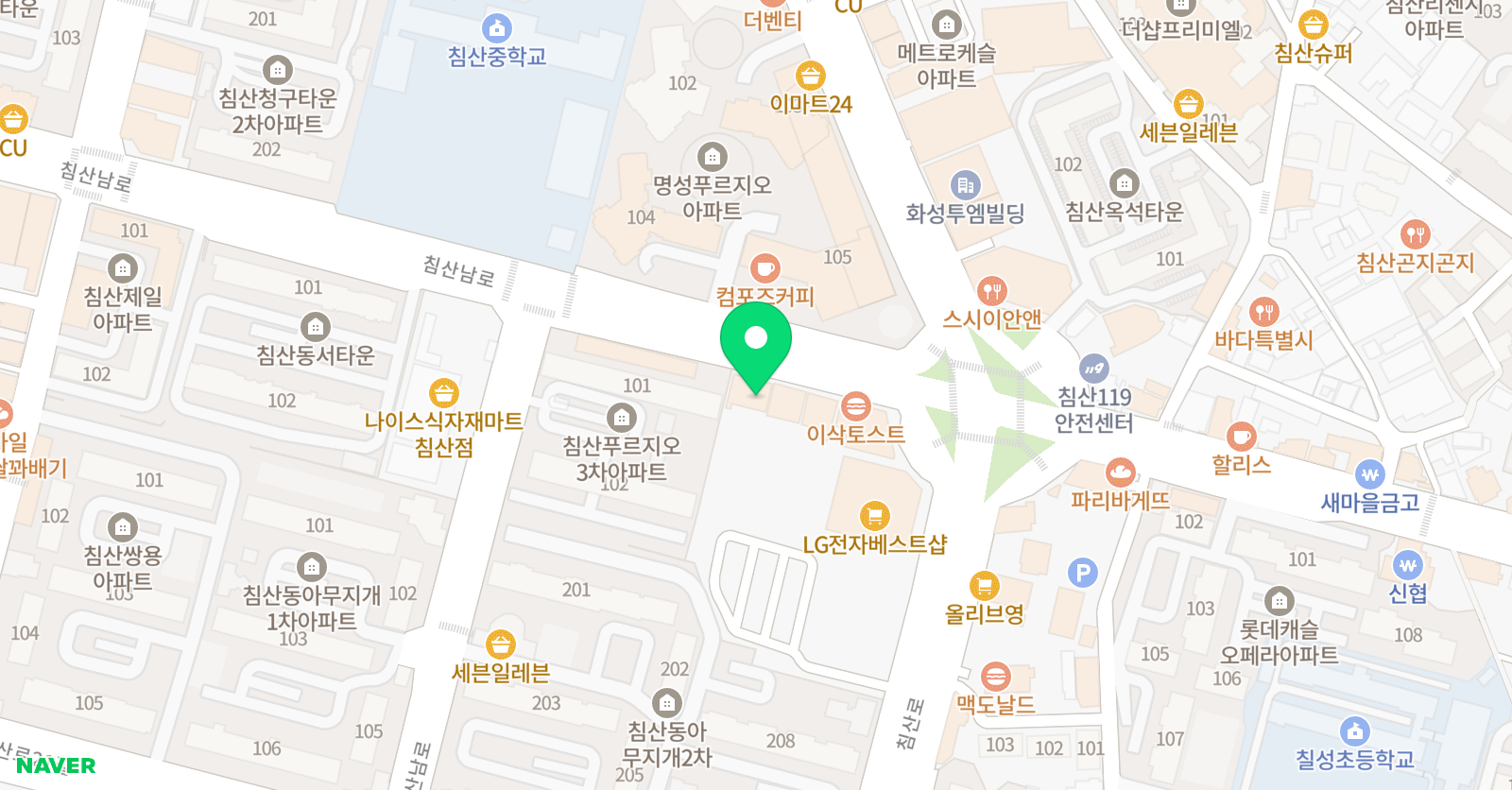 멘사 창의학원 위치