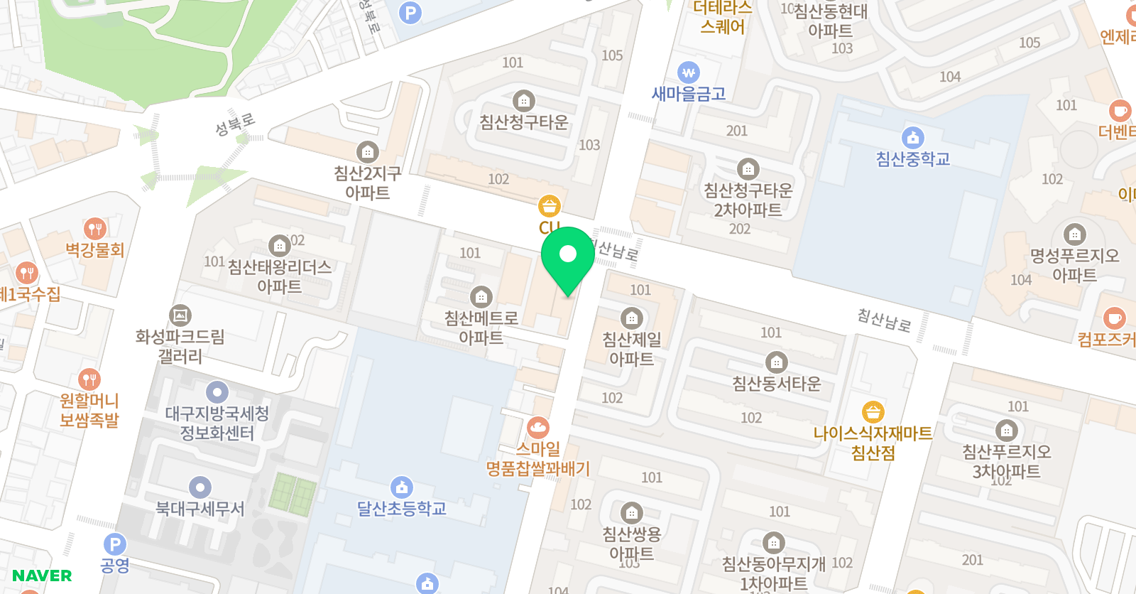 더상승 영어수학학원 위치