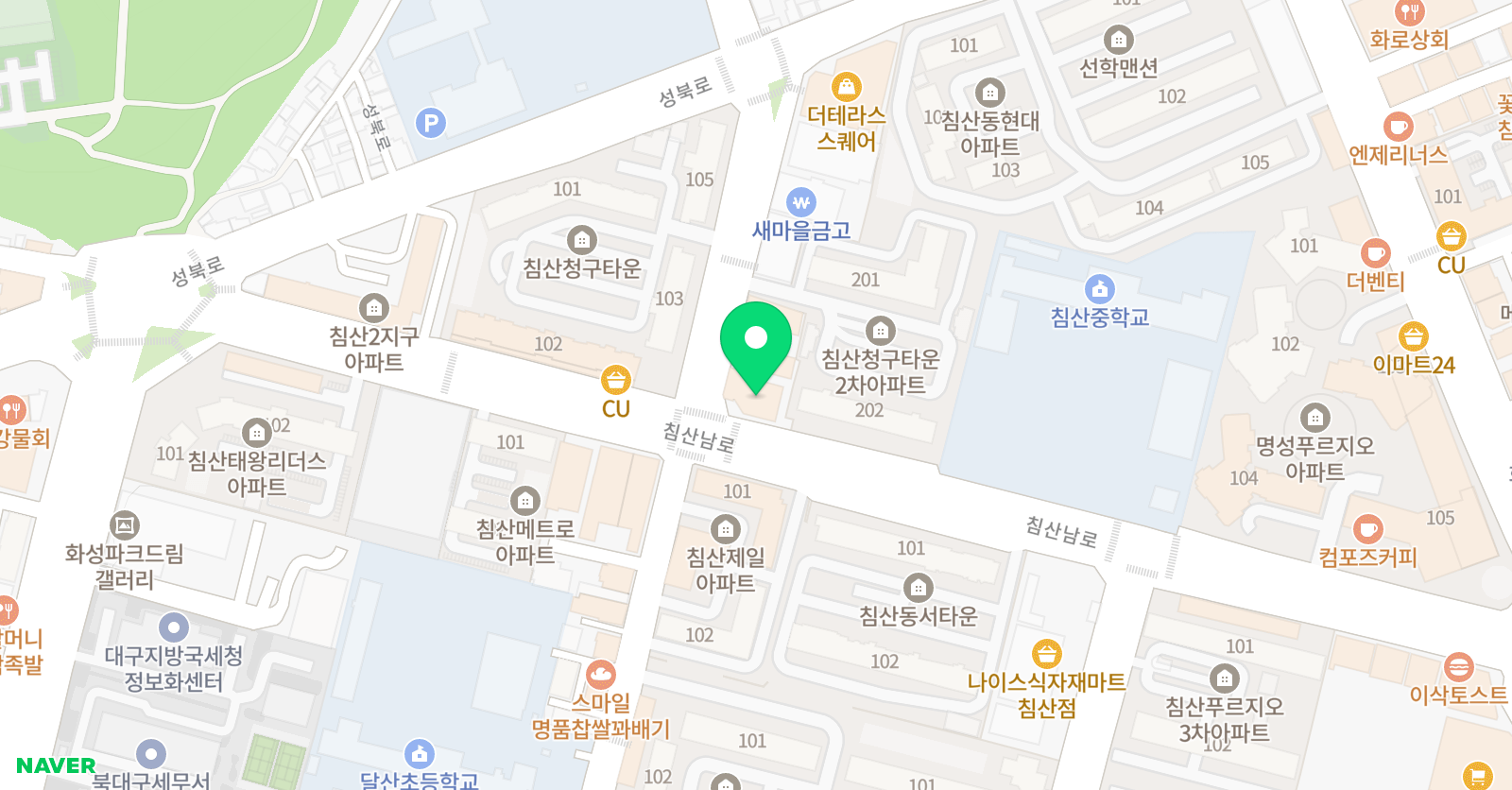 튼튼아이 태권스쿨 위치