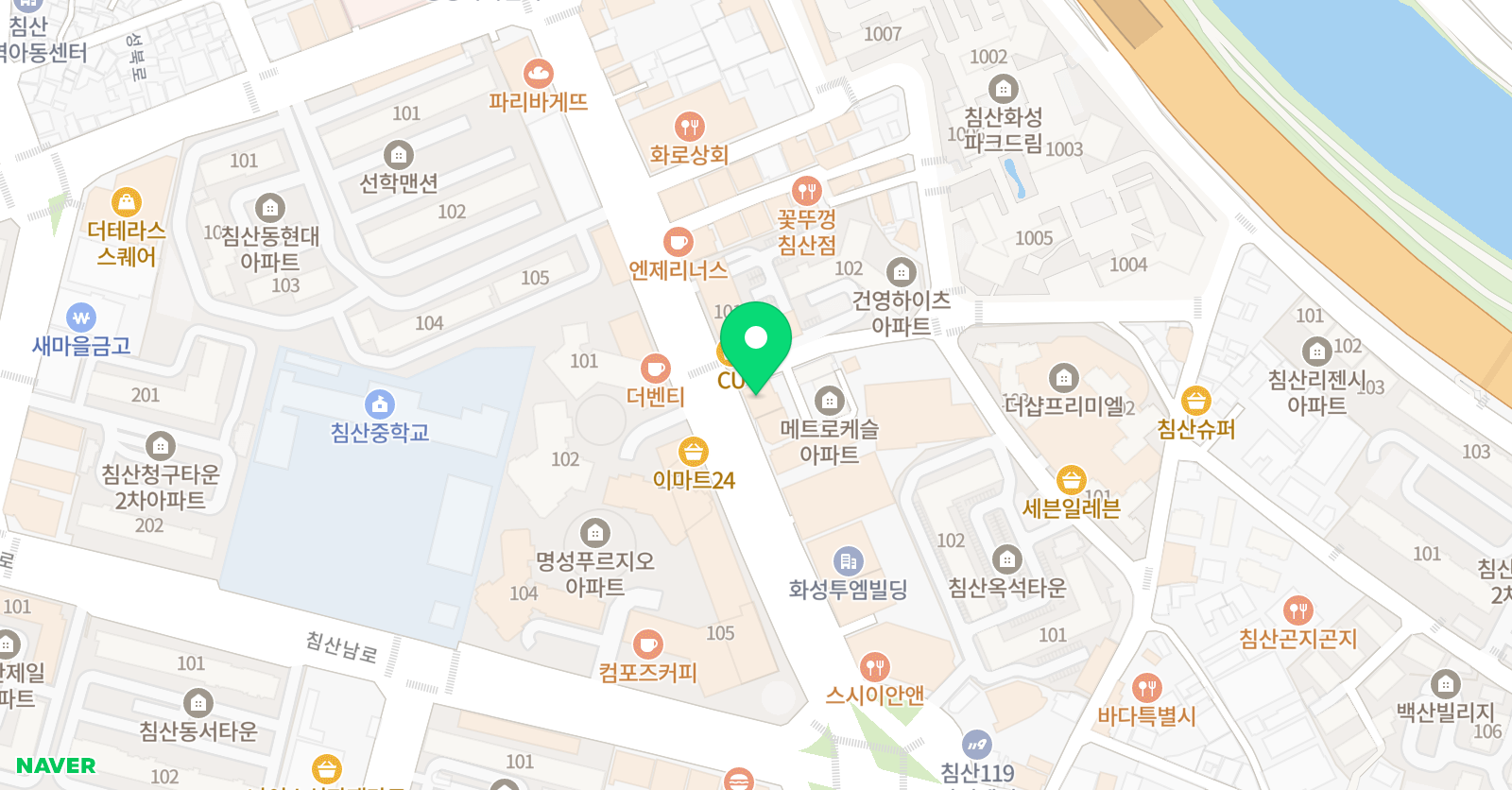 길라잡이 태권도 위치