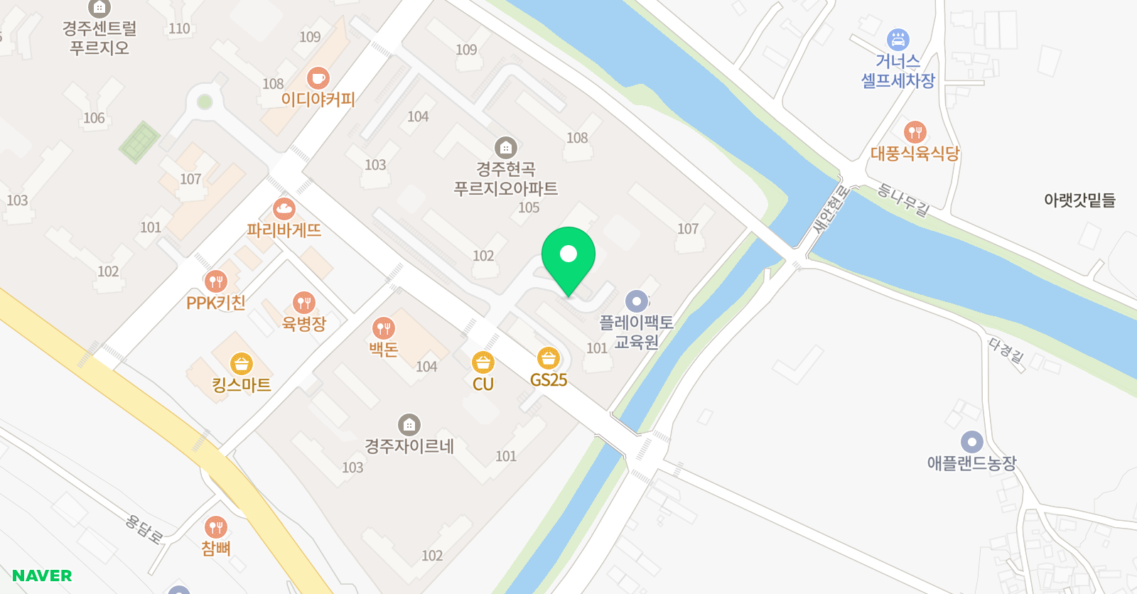 플레이팩토 현곡푸르지오 교육원 위치