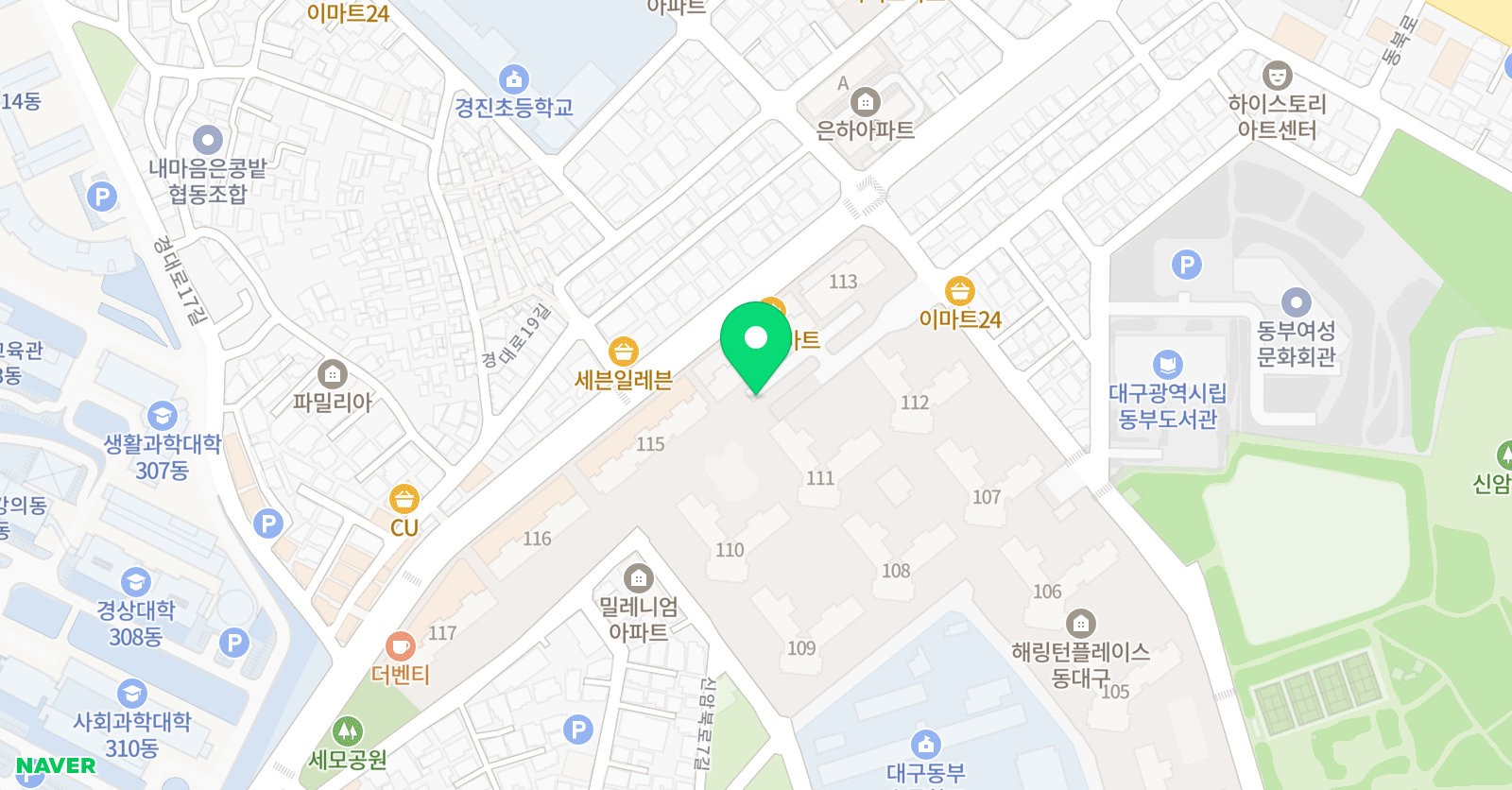 상상 수학학원 위치