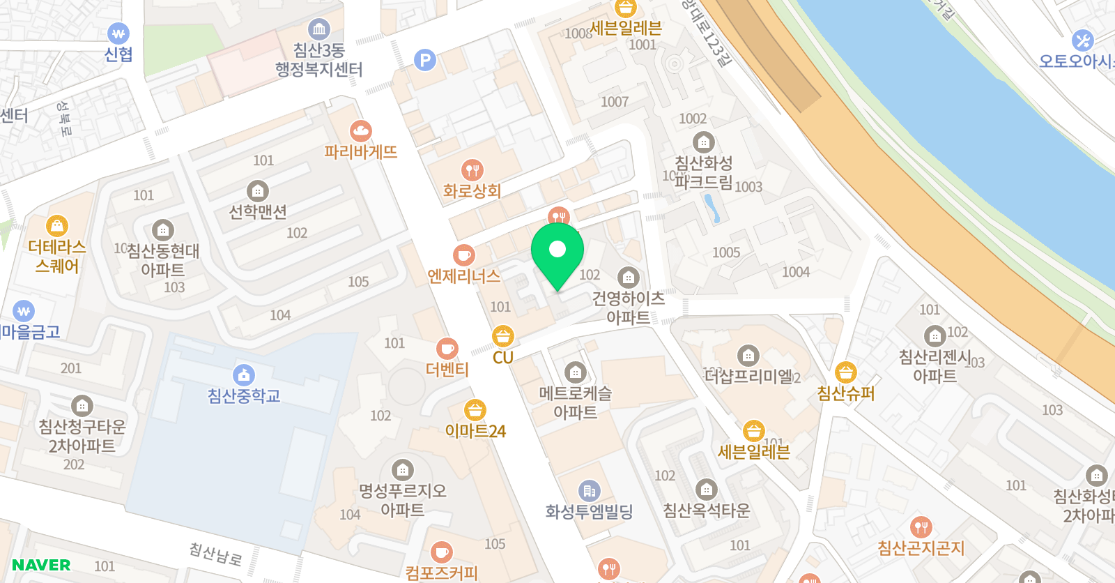 창조 미술음악학원 위치