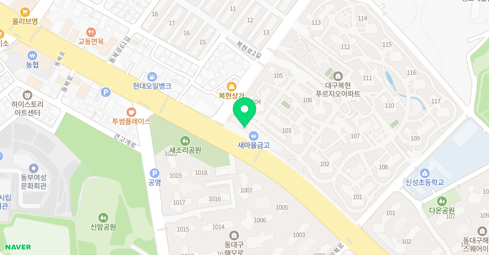 그림나무 미술 위치