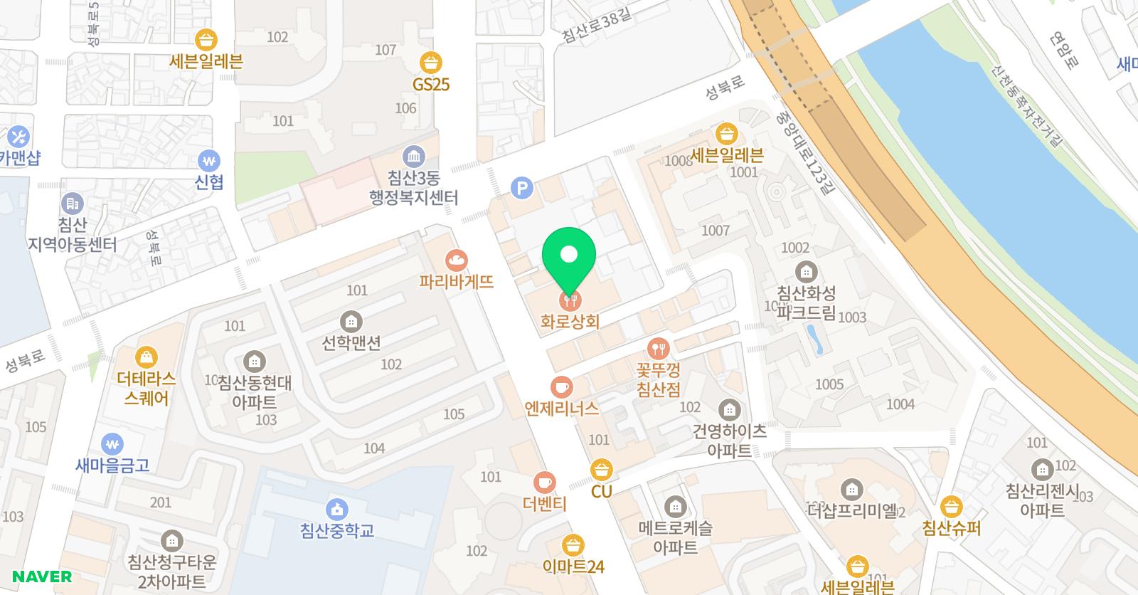 하이엔드 영어학원 위치