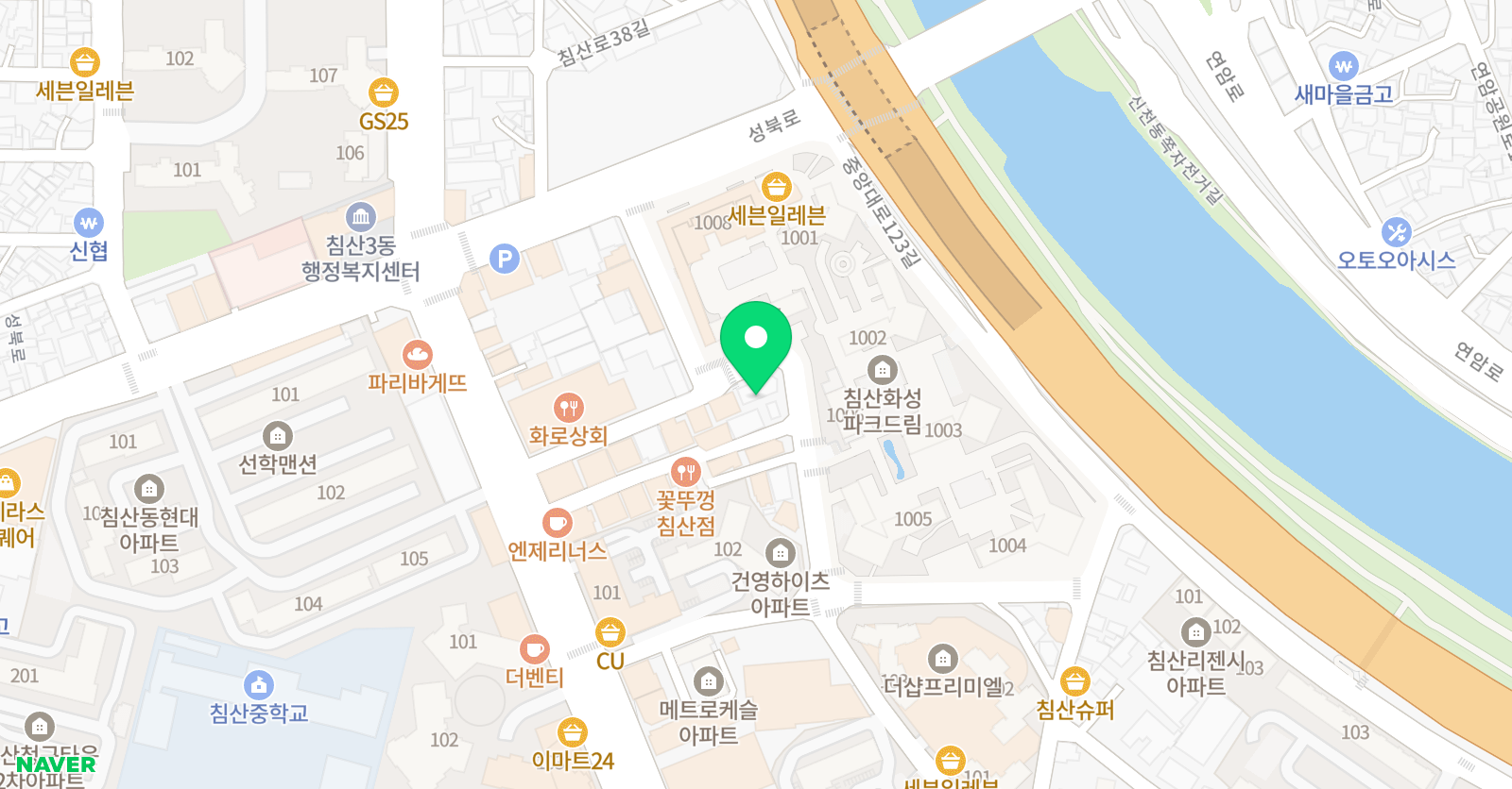 엠지풀이쓰는수학교습소 위치