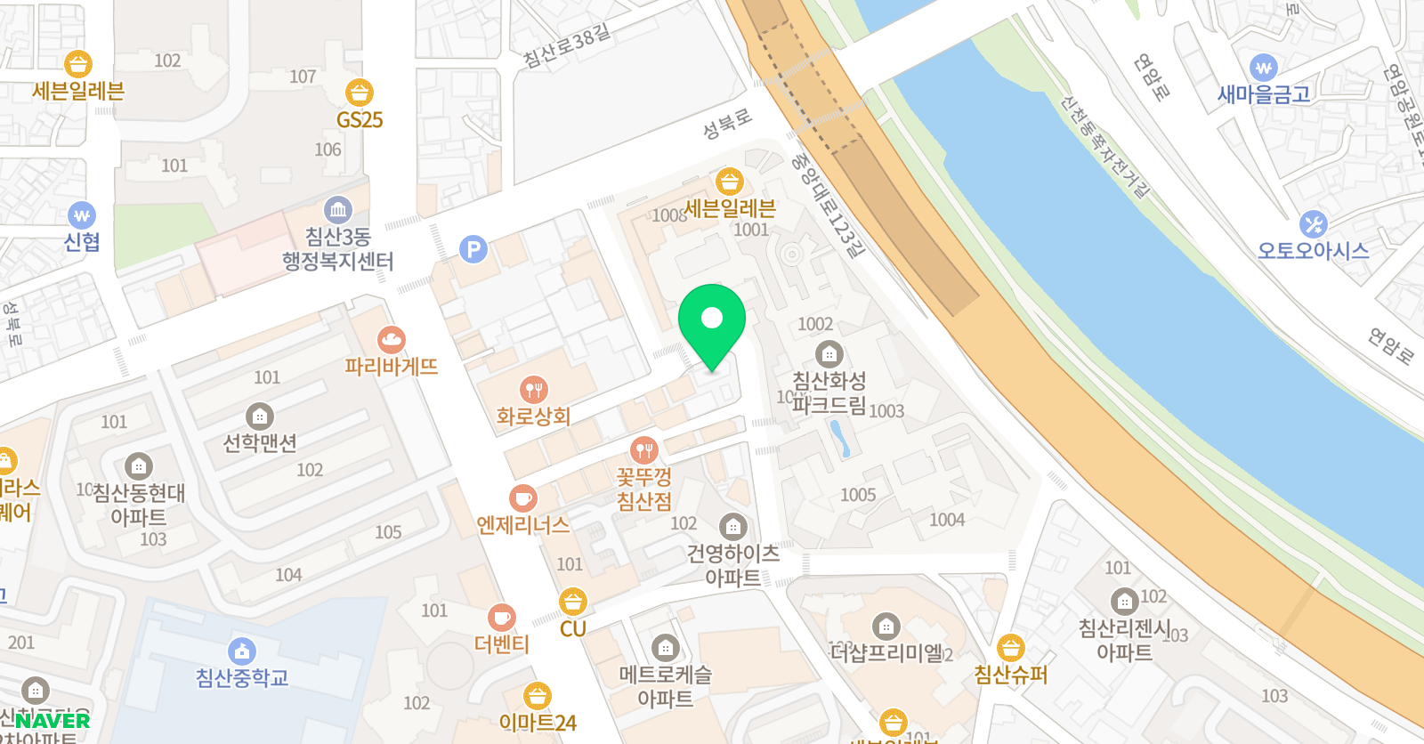 포탕시엘 미술학원 위치