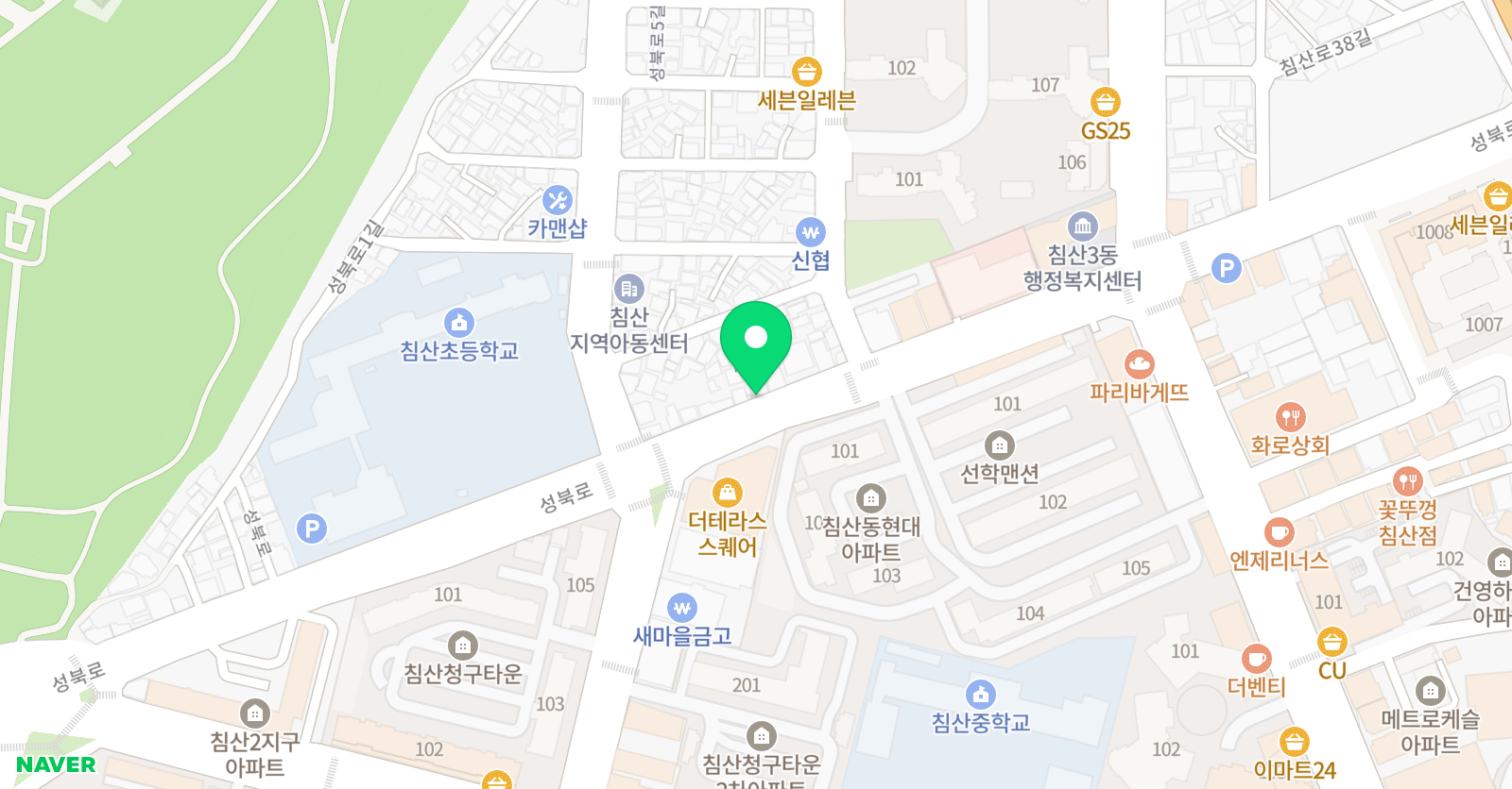 류샘 수학교습소 위치