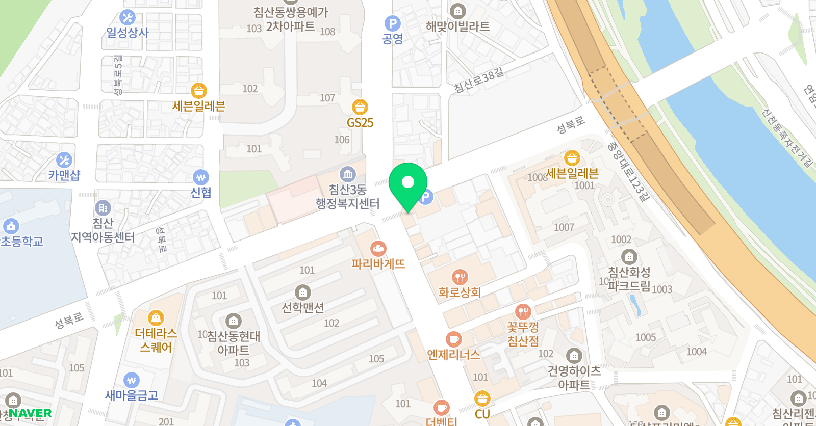 DB수학당 수학교습소 위치