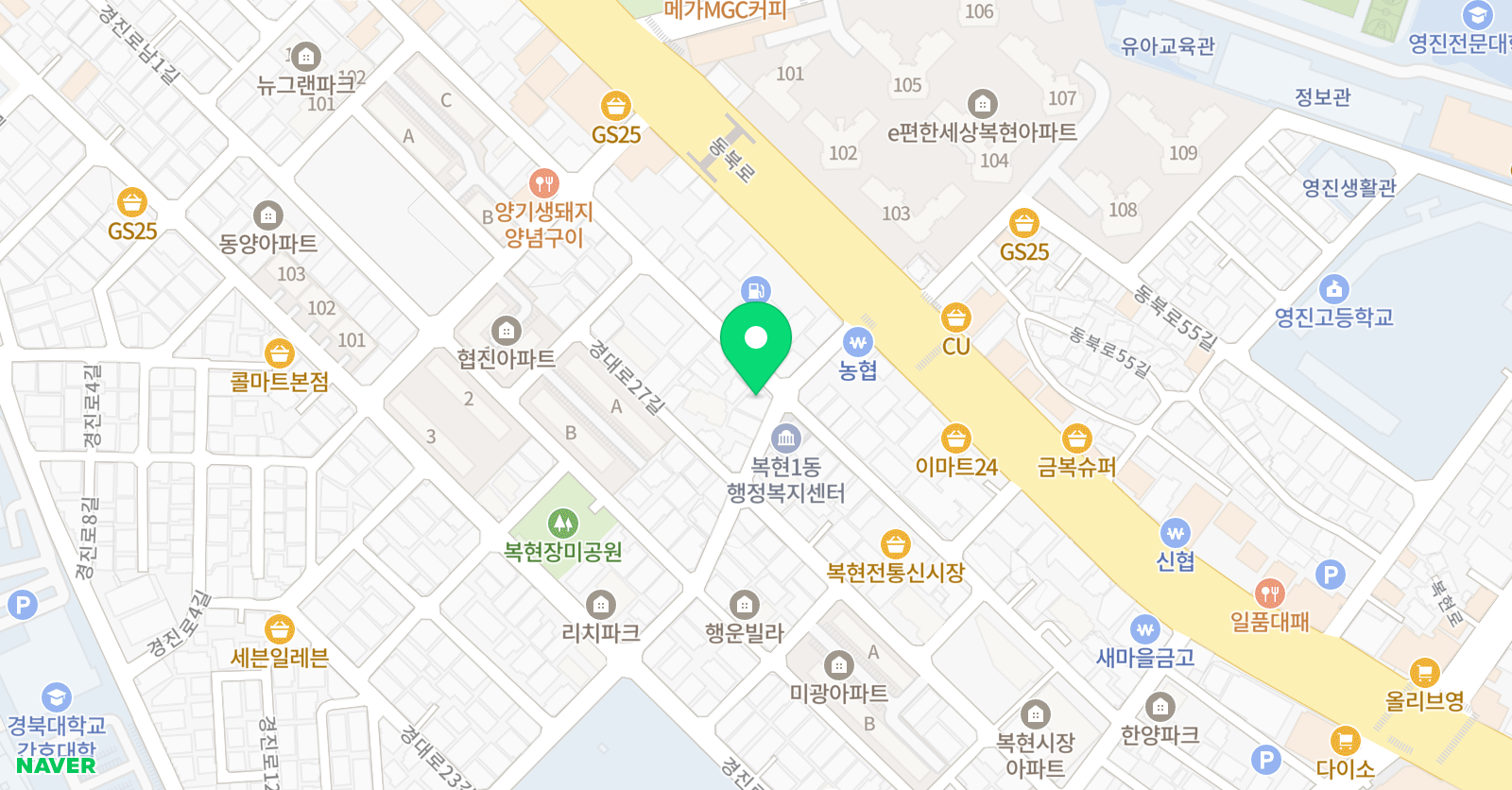 제일 학원 위치