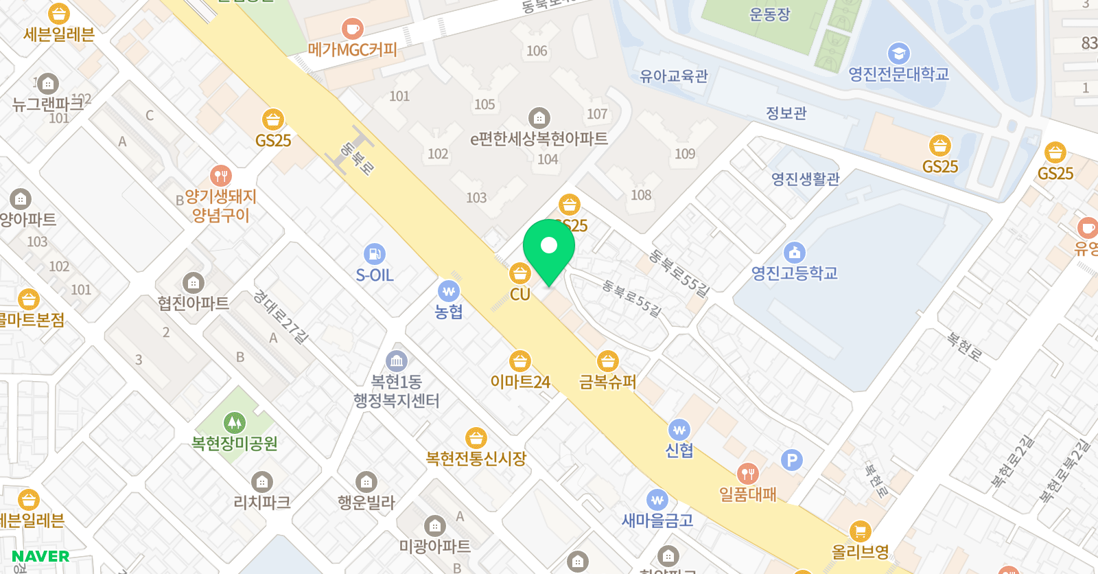 아키드 어학원 위치