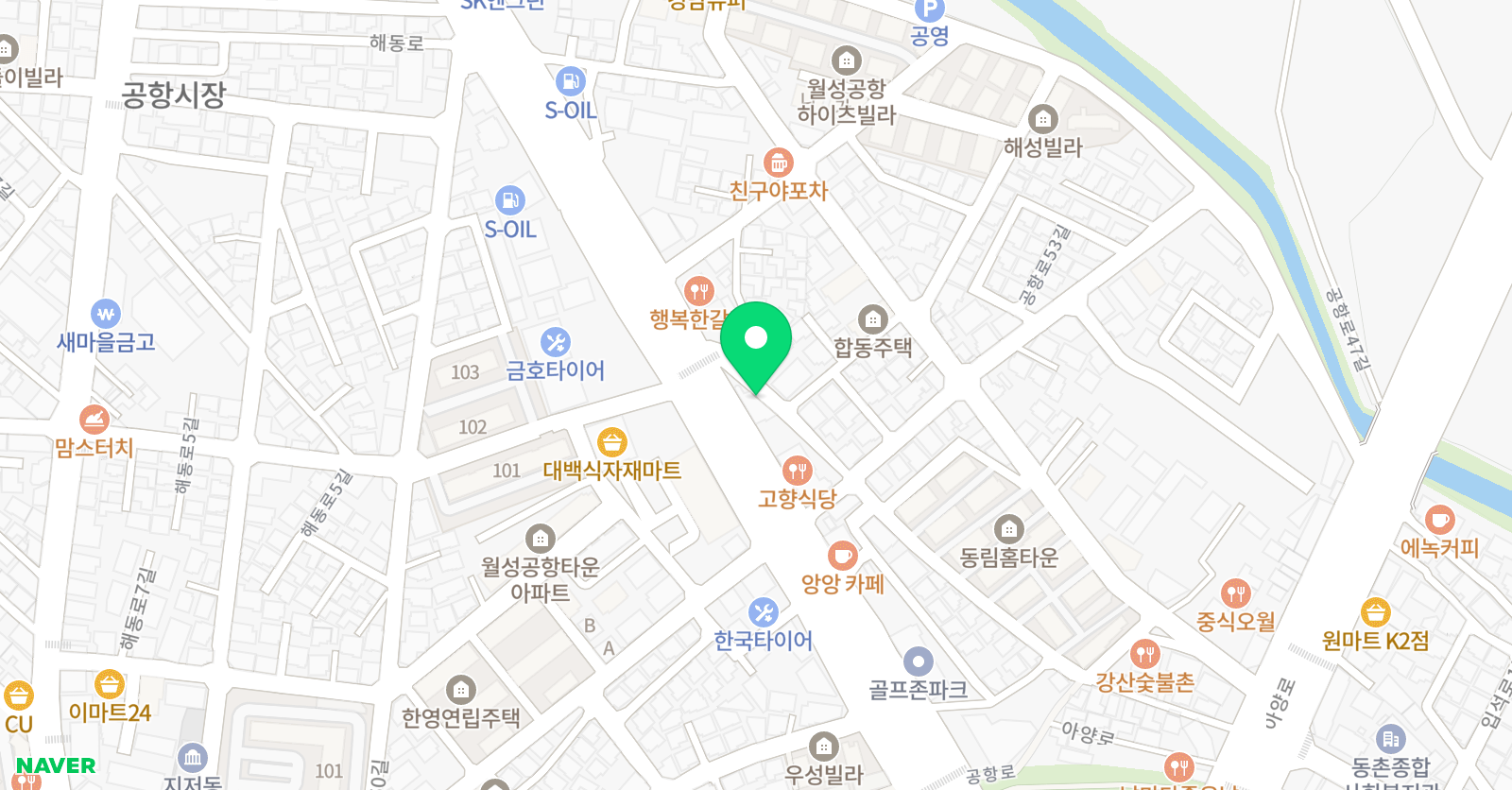 대구 킥복싱 무에타이 샤크짐 위치