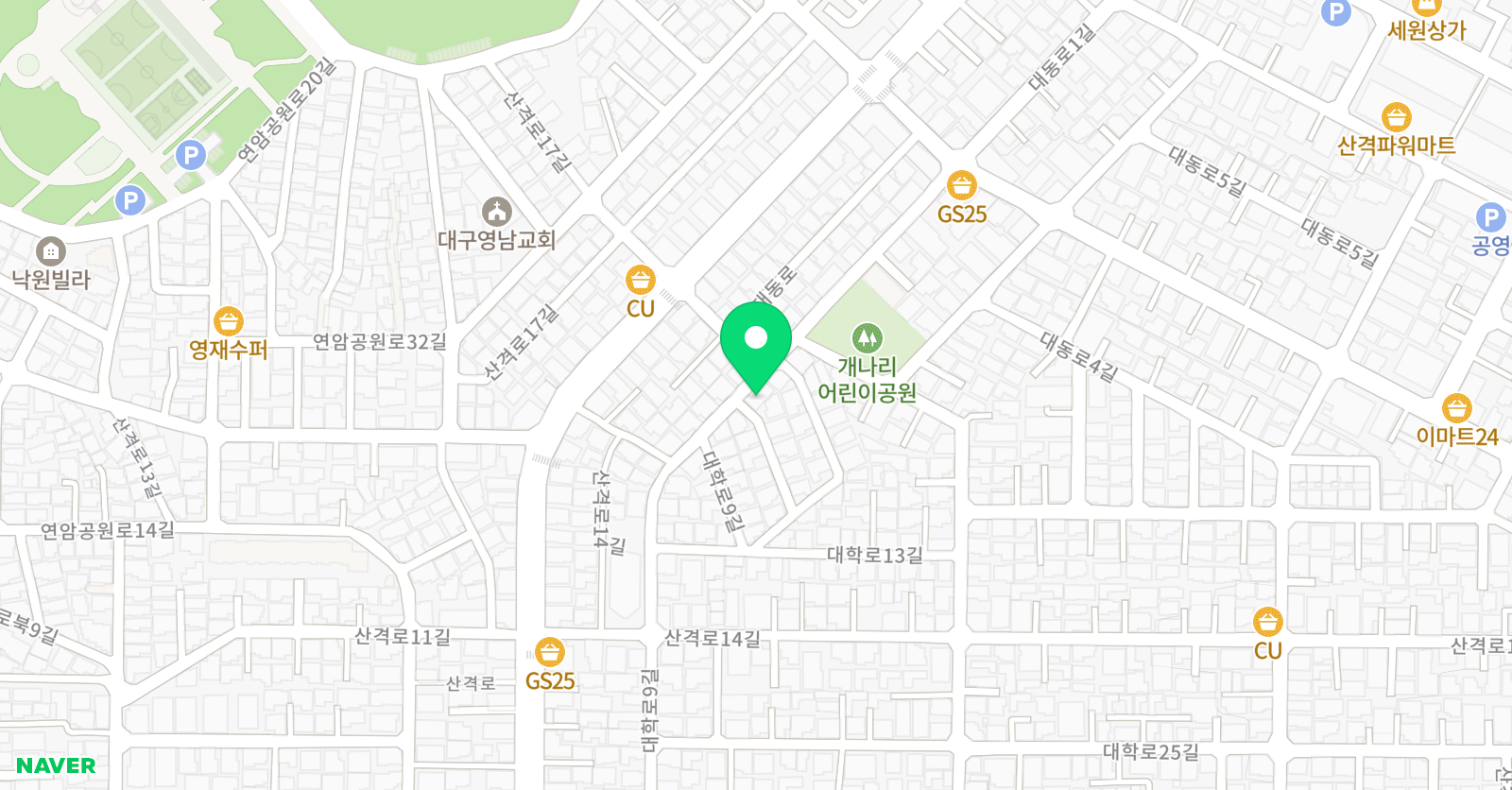 지니클래스 공부방 위치
