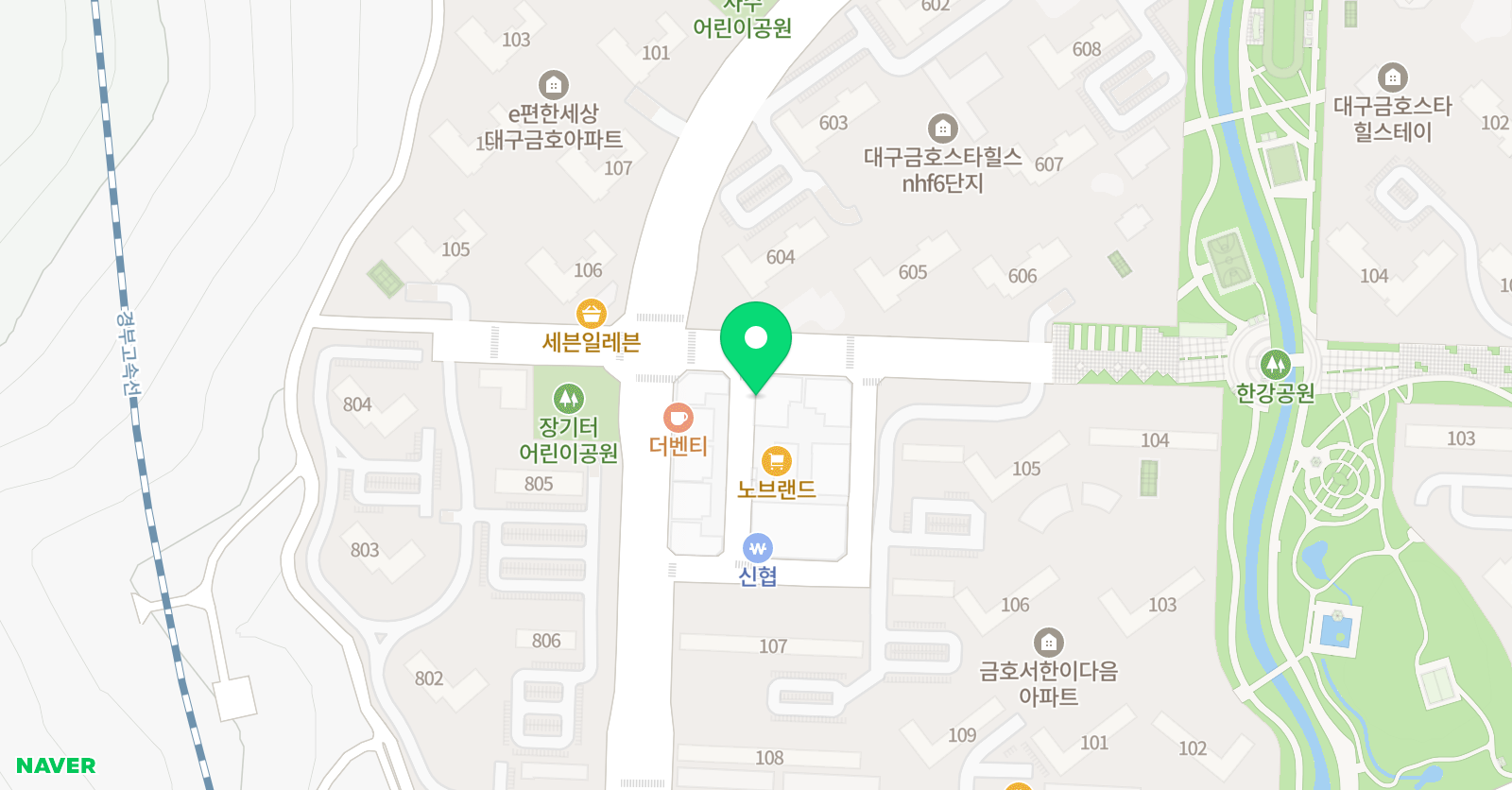 용인대챌린지 태권도 위치