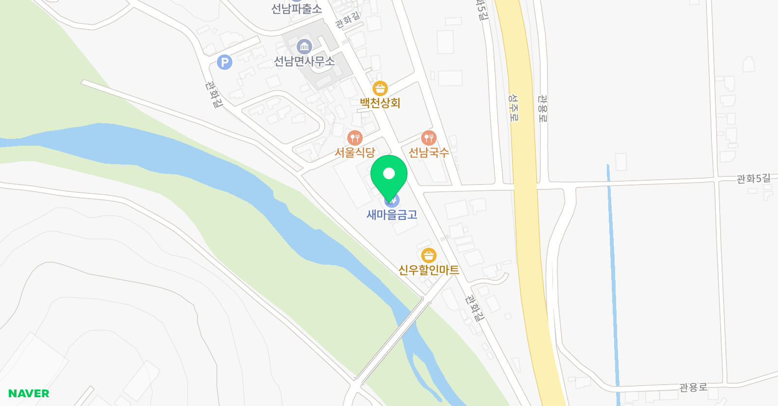 상지 태권도 위치