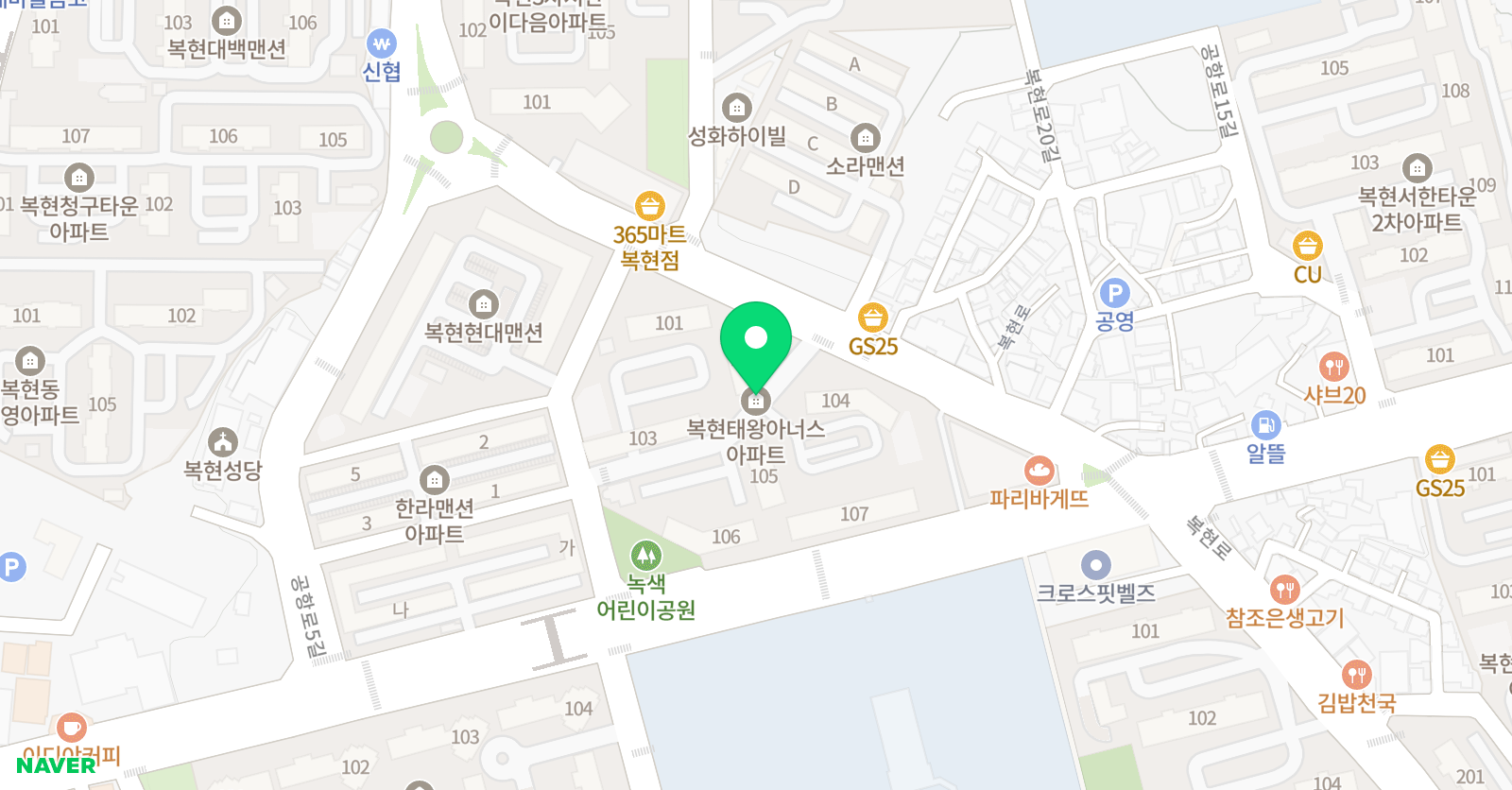 쎈수학학원 위치