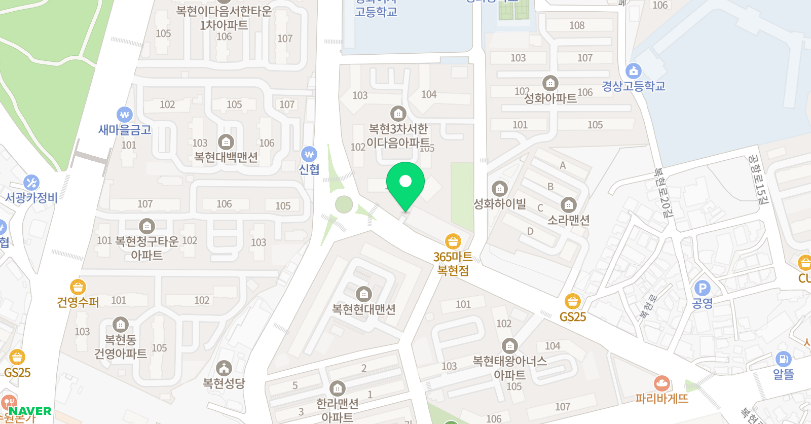 매쓰플랜 수학학원 위치