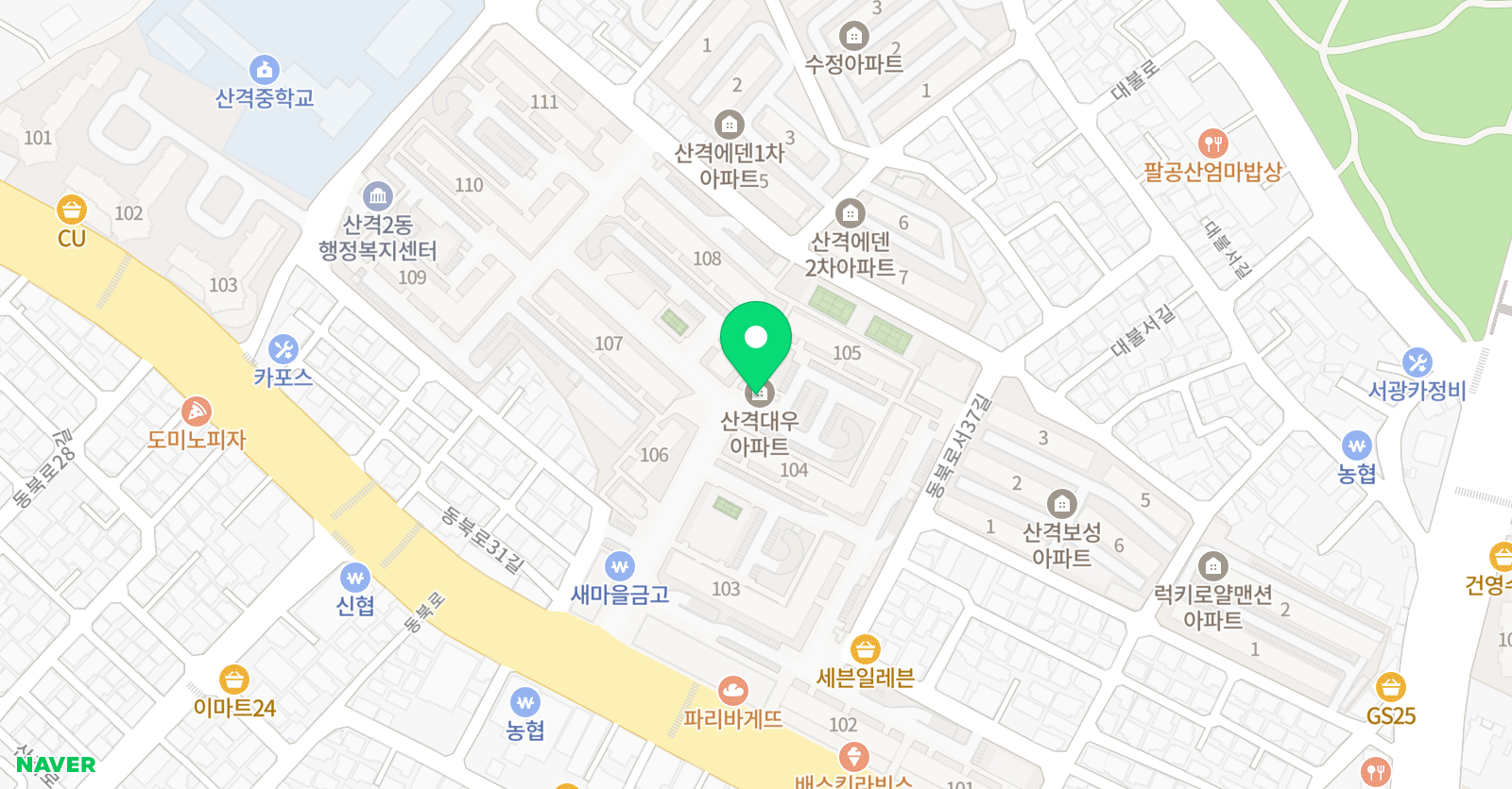 디앤디 뮤직 클래스 & 연습실 위치
