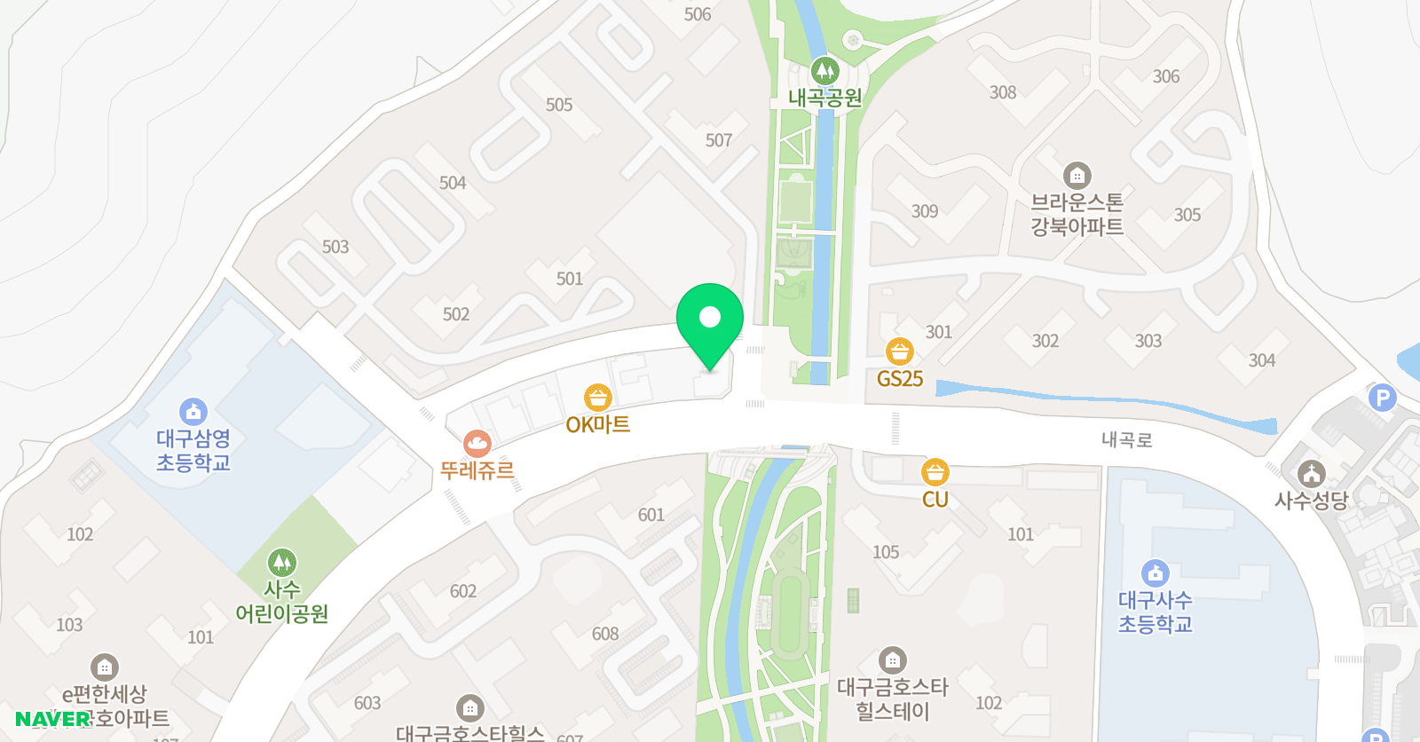 잉글리시아이 영어학원 사수프라임점 위치