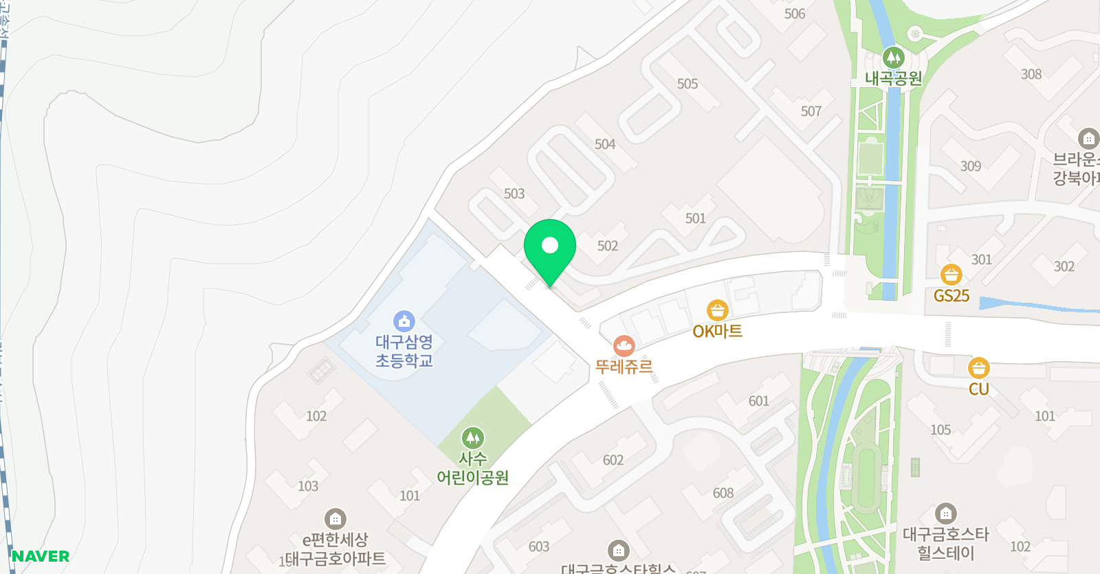 링키 영어사수점 영어교습소 위치