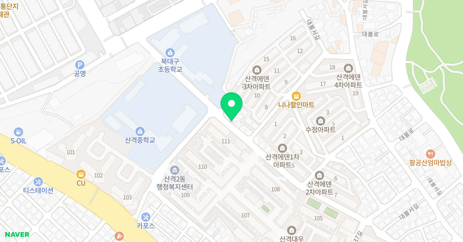 북대구 피아노 위치