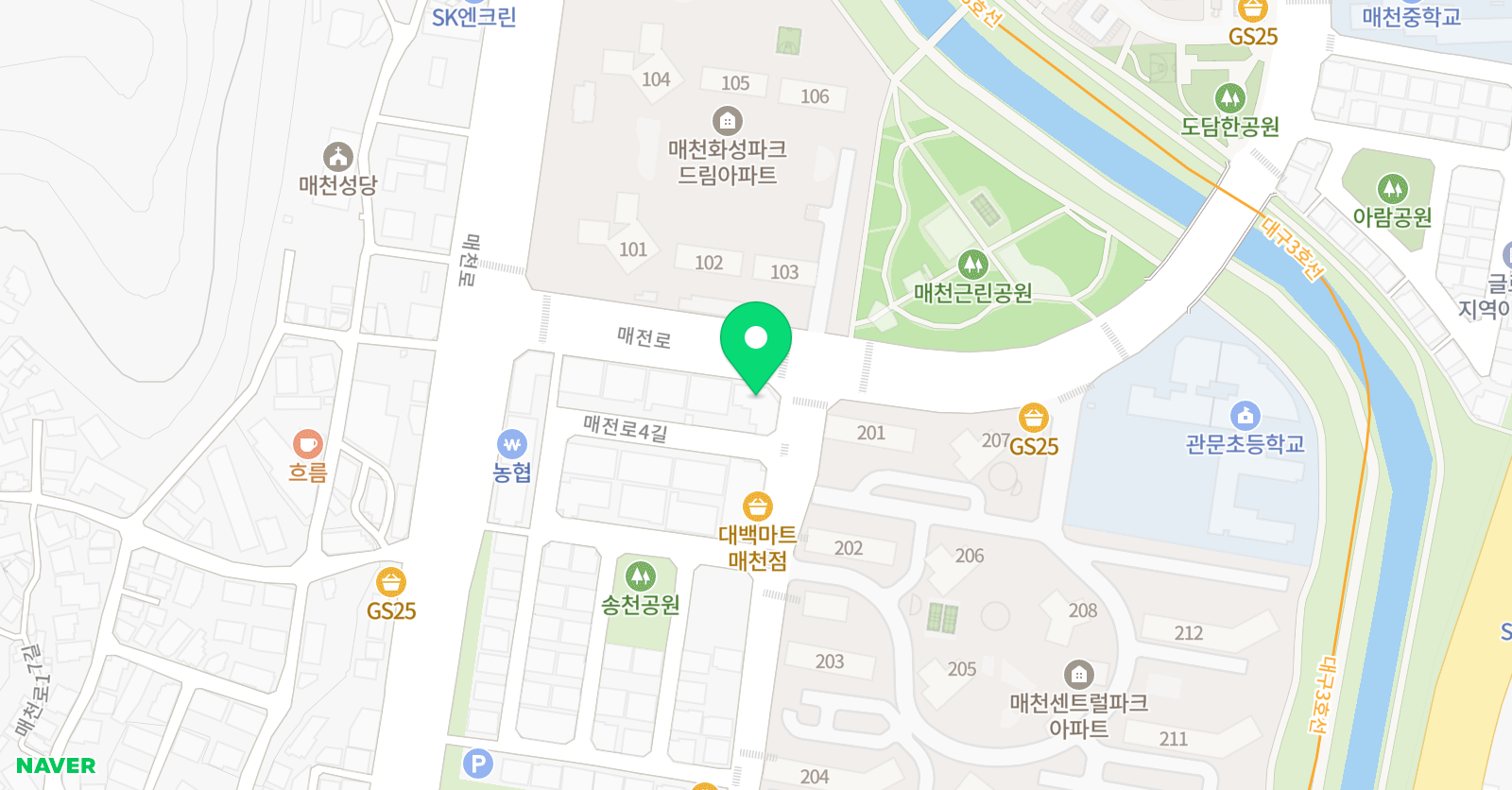 수학의1인자 학원 위치