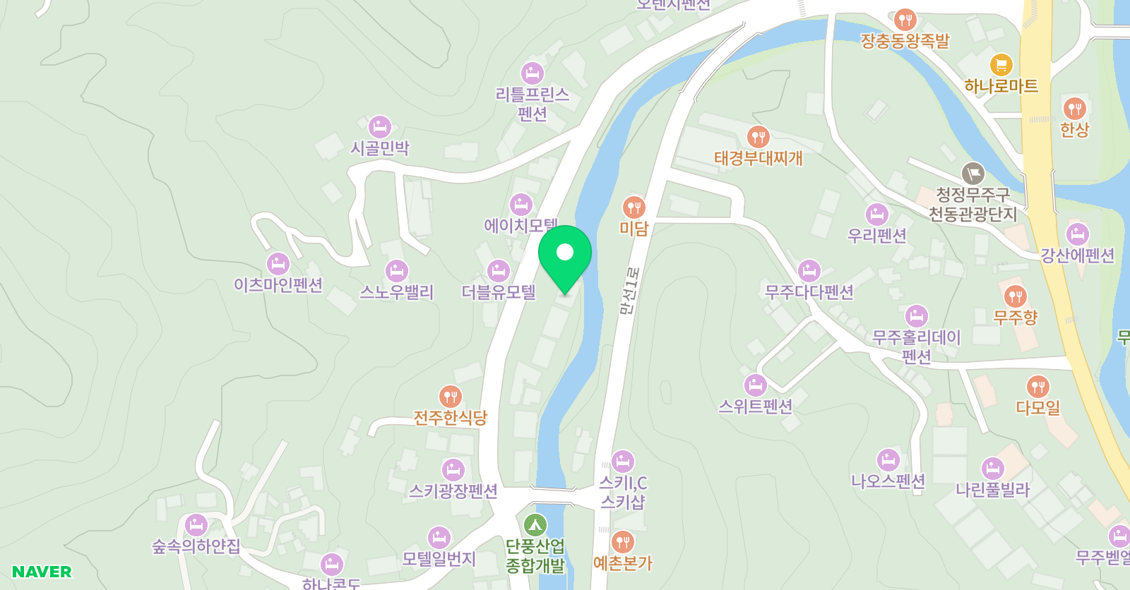 무주스키장강습센터 위치