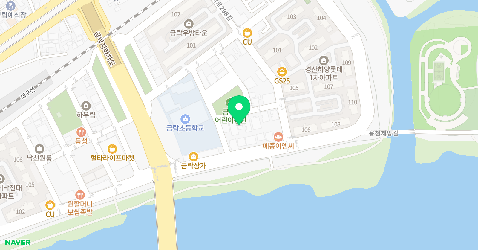 EiE 고려대 어학원 경북하양캠퍼스 위치