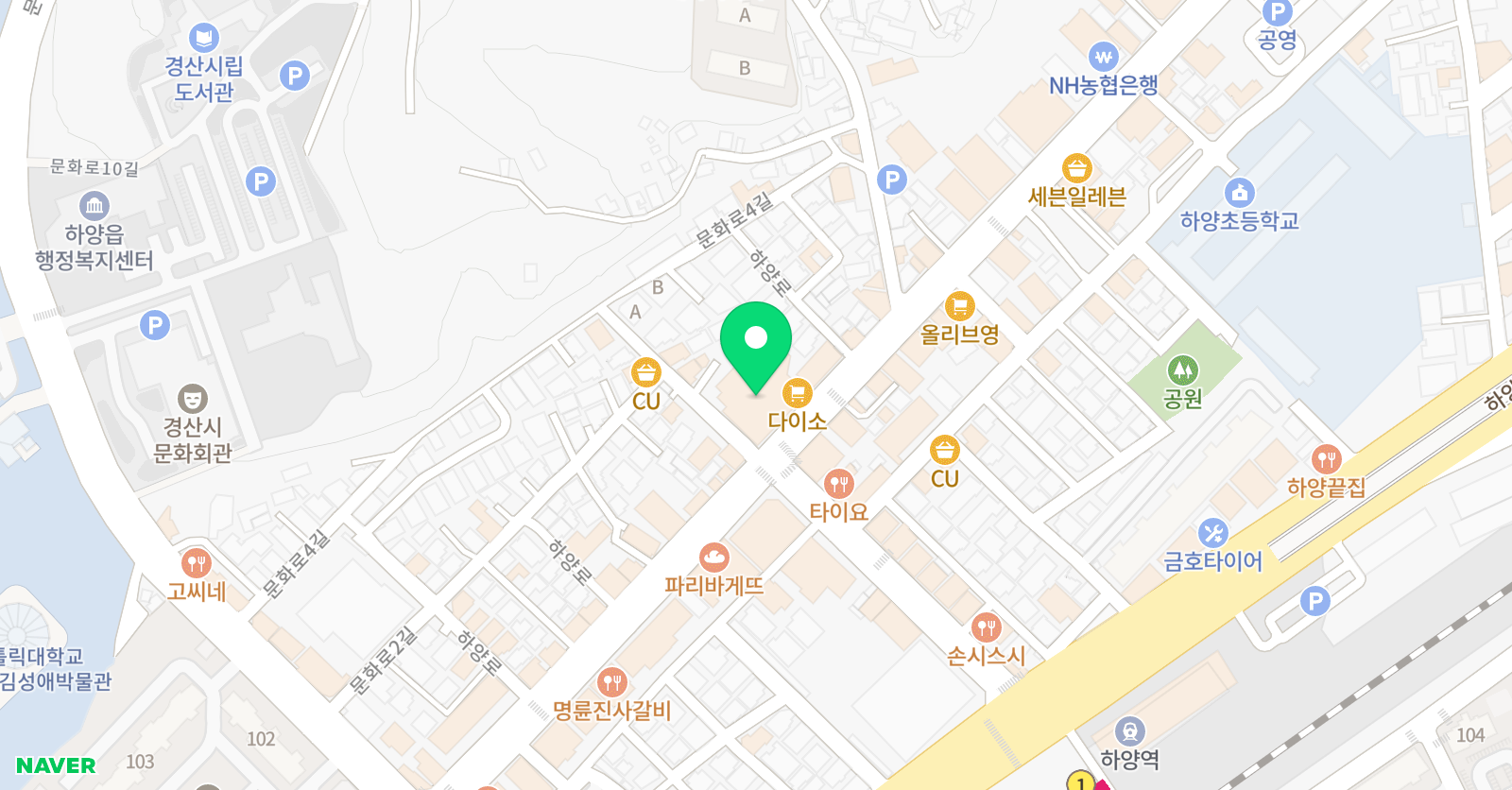 디자인숲 미술학원 위치