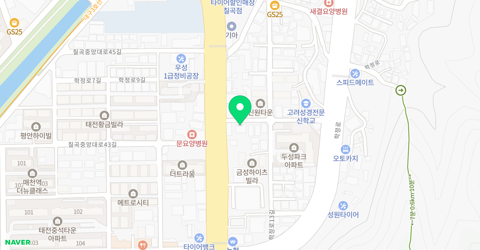 리드앤톡 영어도서관 대구태전2센터 위치