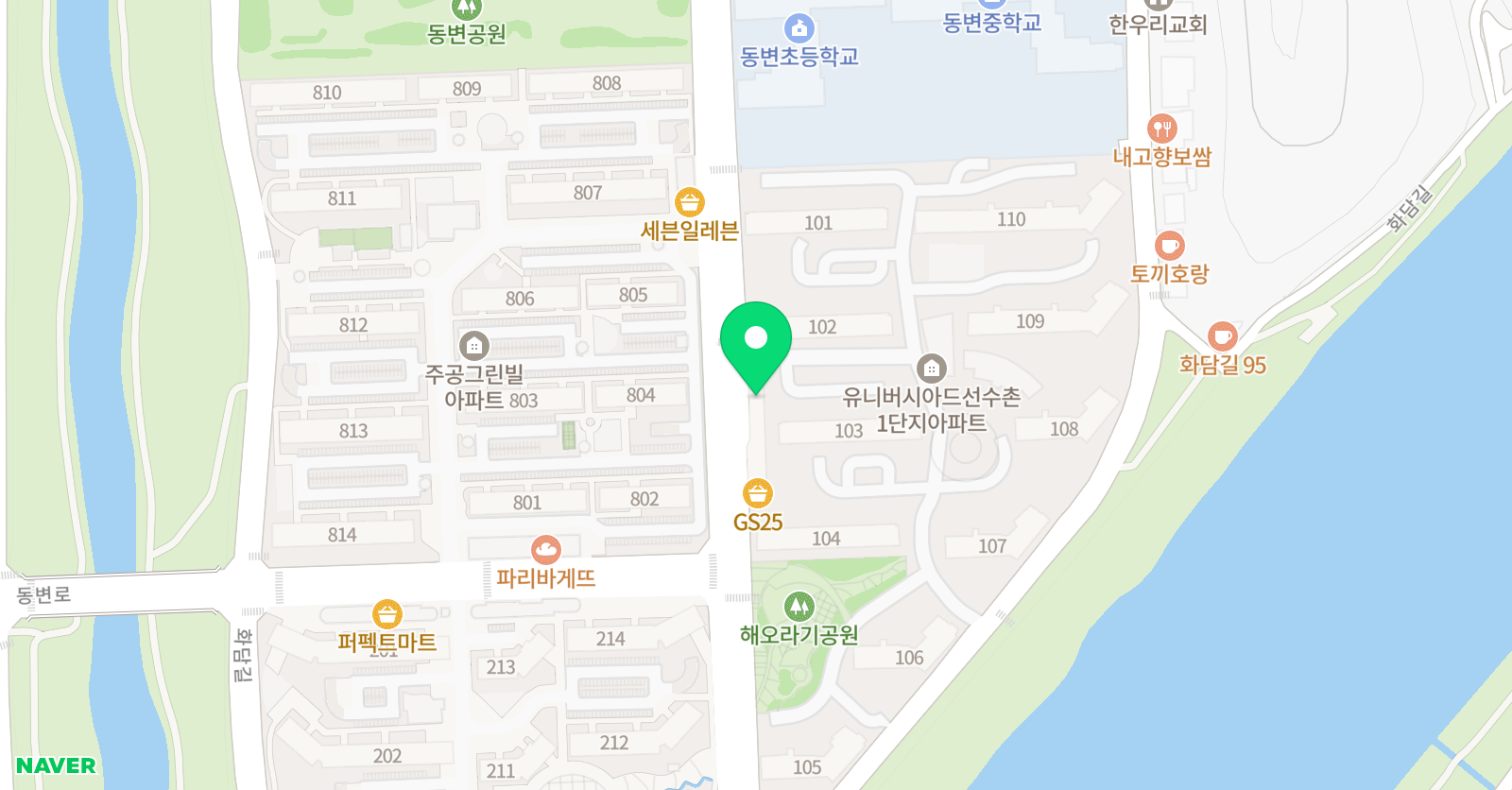 딩딩딩뮤직스쿨 뮤직 스쿨 대구동변점 위치