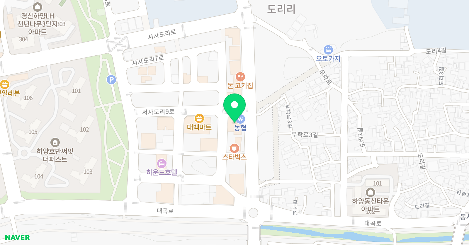 기탄사고력교실 윤선생우리집앞영어교실 경산하양학원 위치