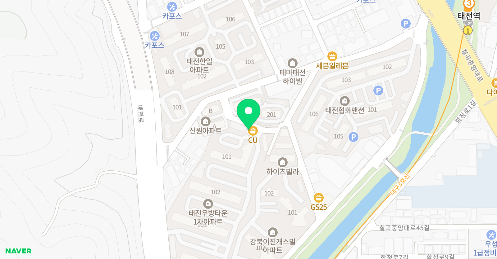 세계로 태권도 위치
