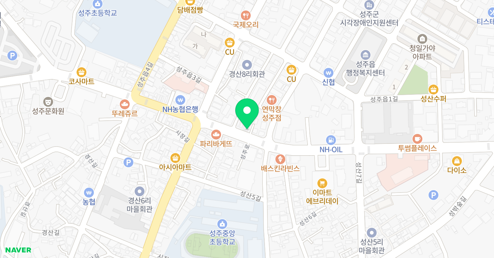 다이룸 영어 위치
