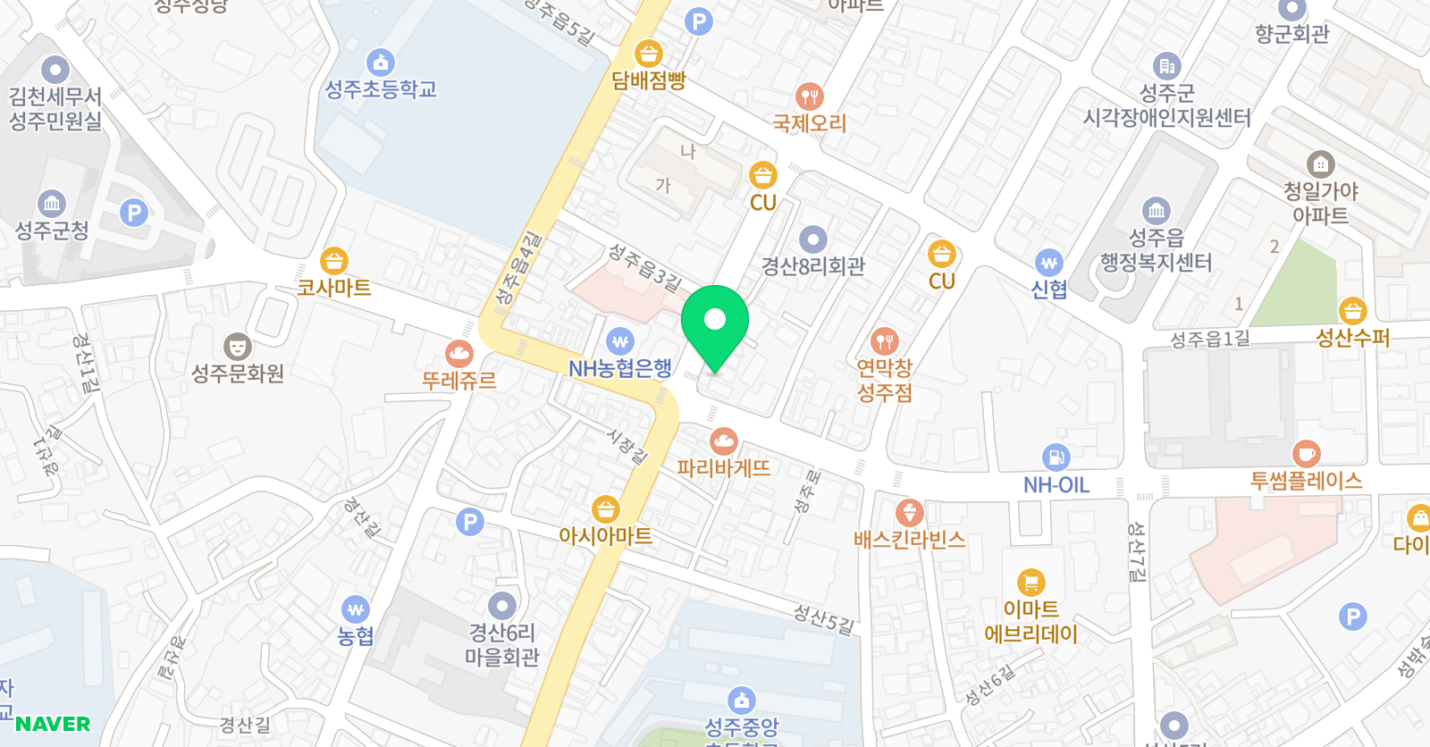 삼성영어 KM 수학학원 위치