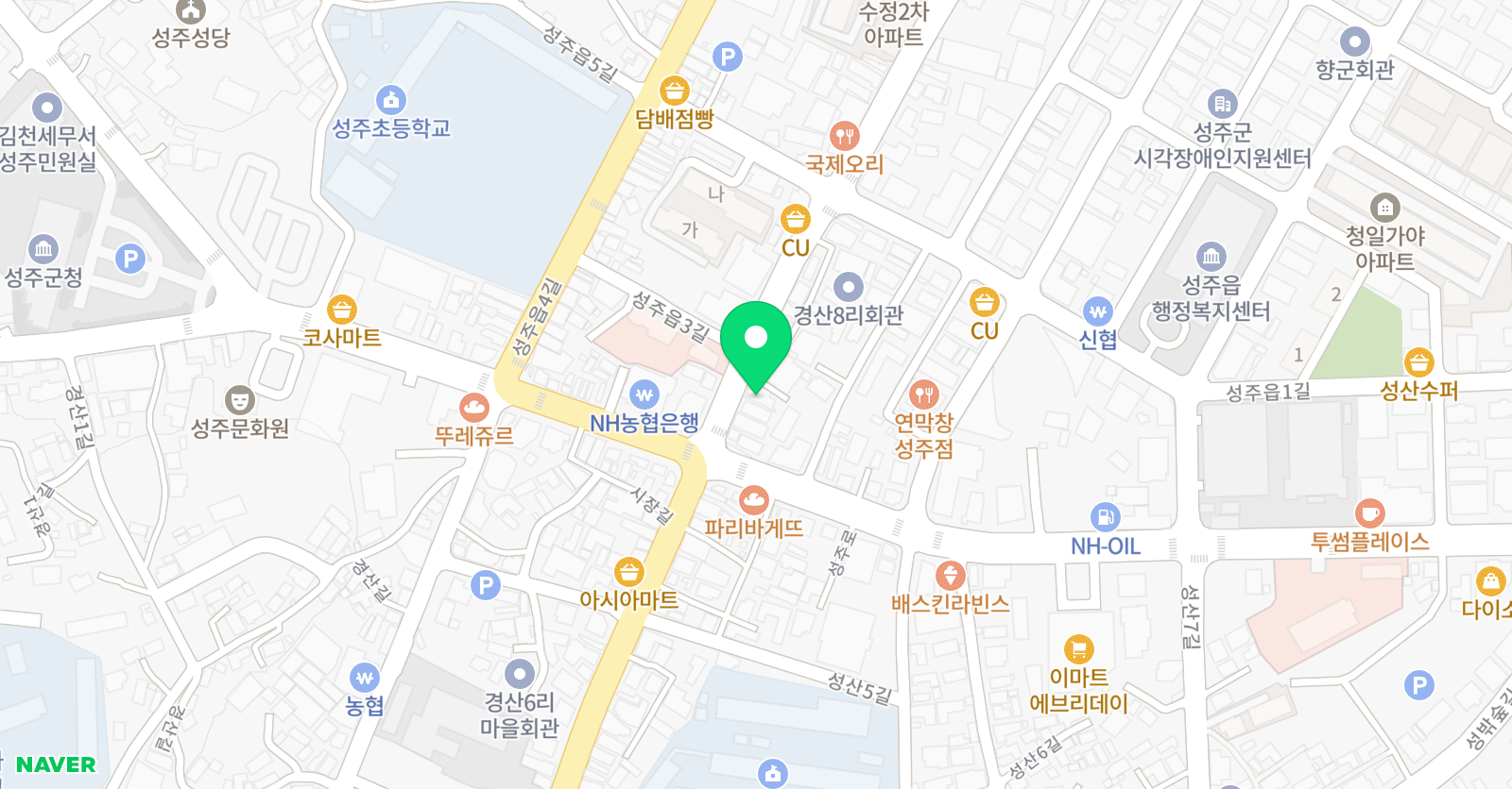 아가페 피아노학원 위치