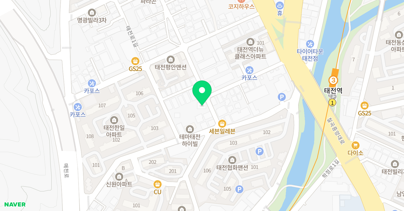 팀케이 태권도장 대구 위치