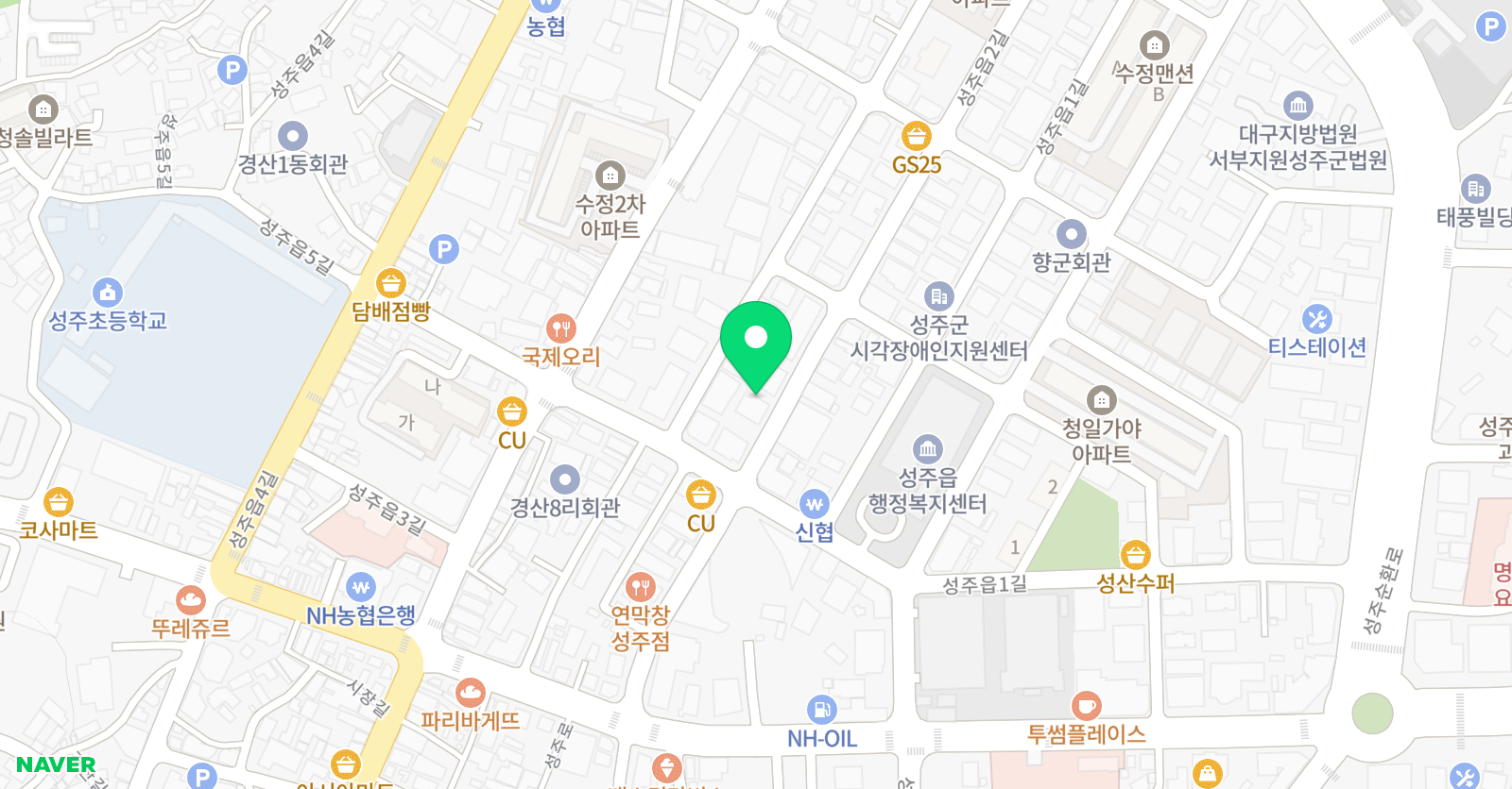 한솔 외국어학원 위치