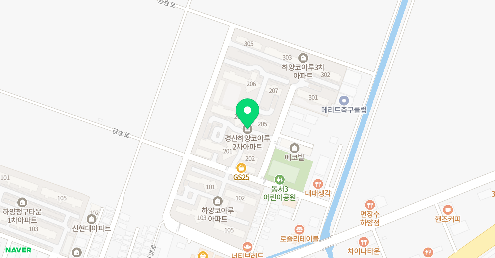 매쓰킹공부방 위치