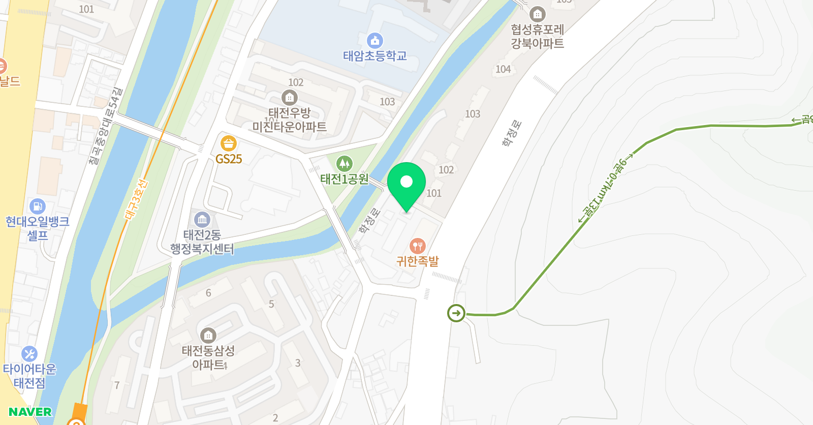 더채움 영어교습소 위치