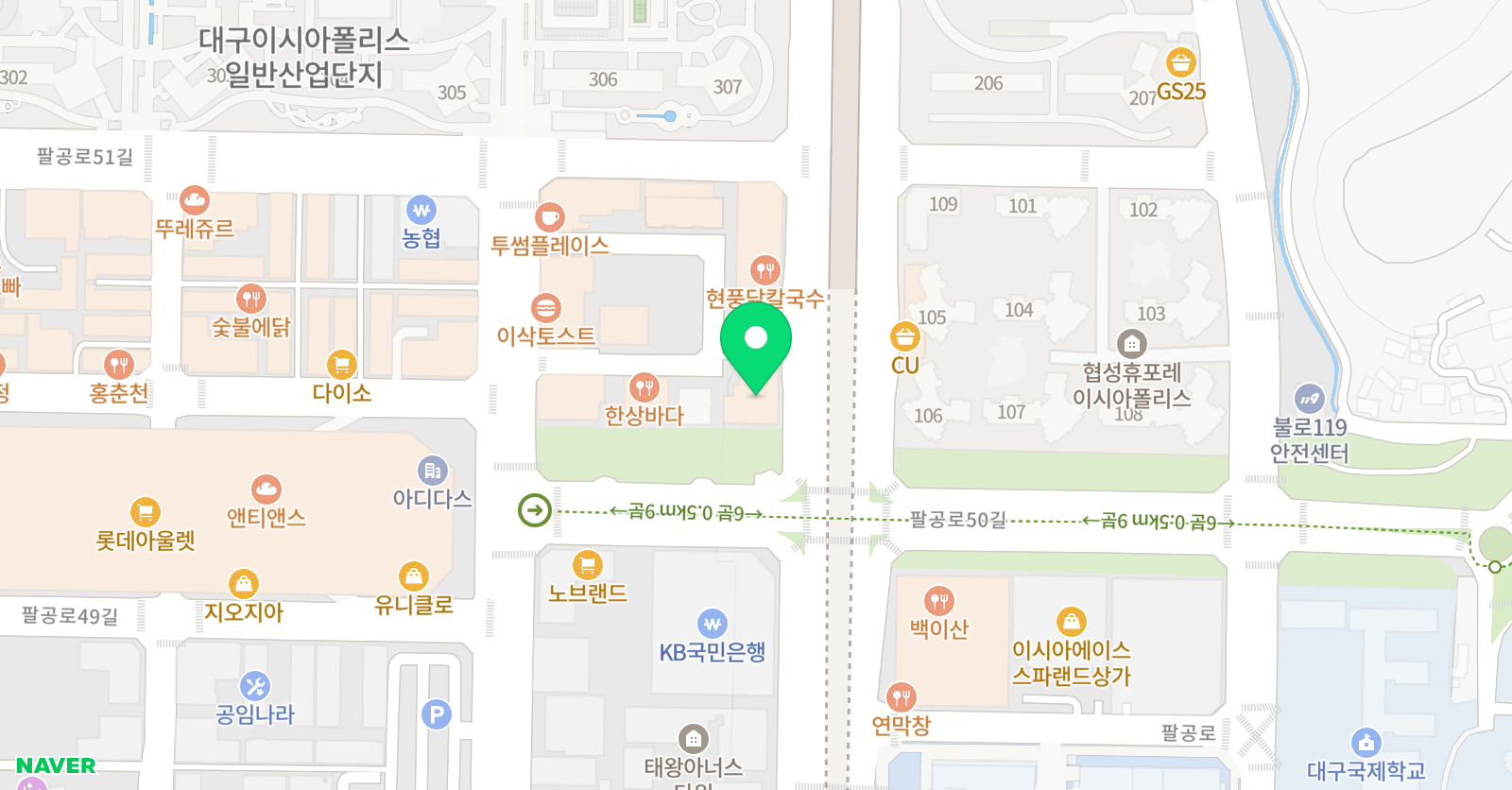 백박사 학원 위치