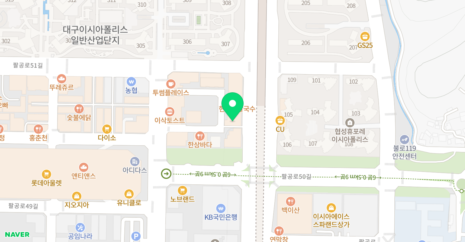 대경 영어학원 위치