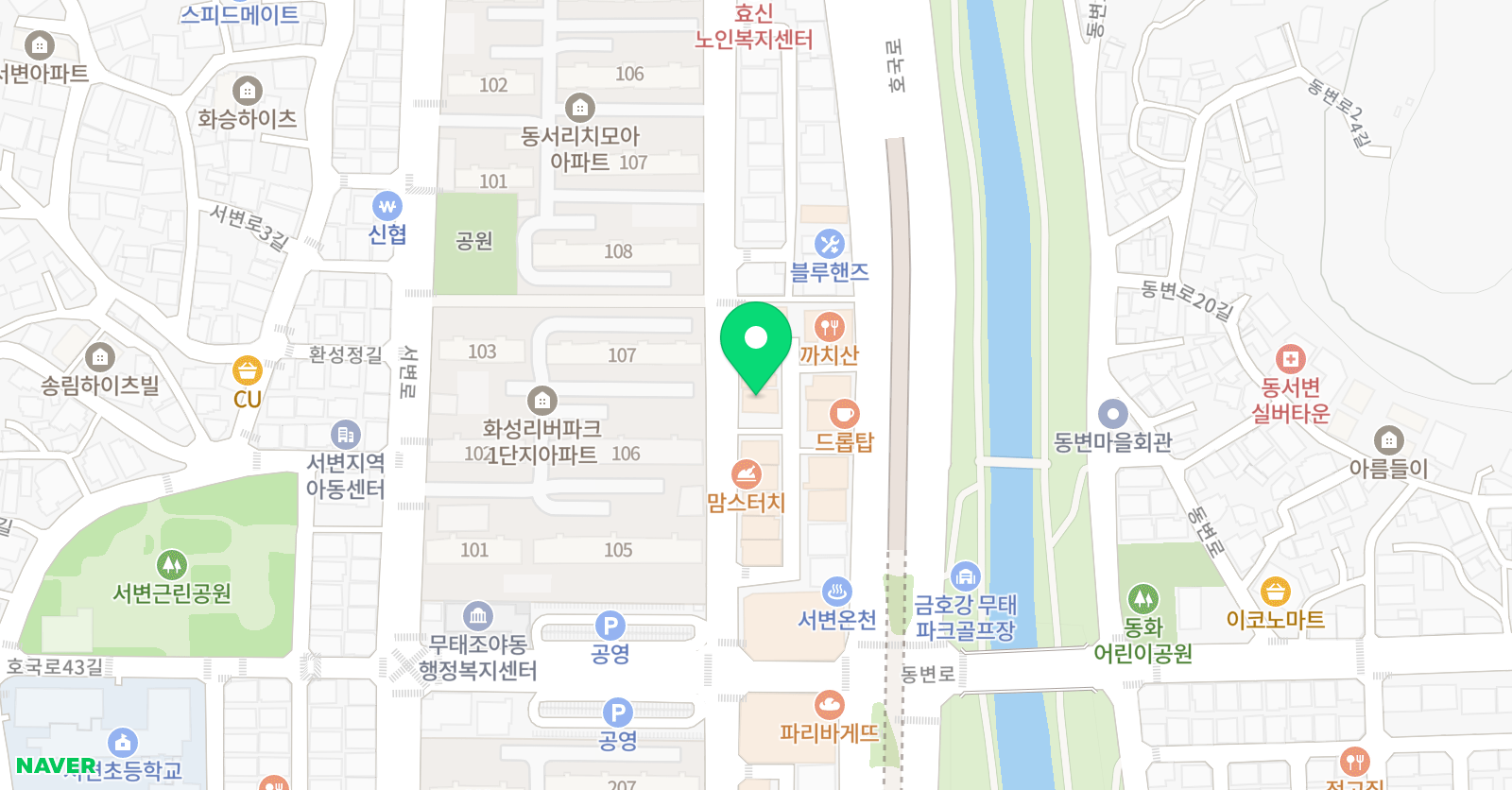 김선생 수학학원 위치