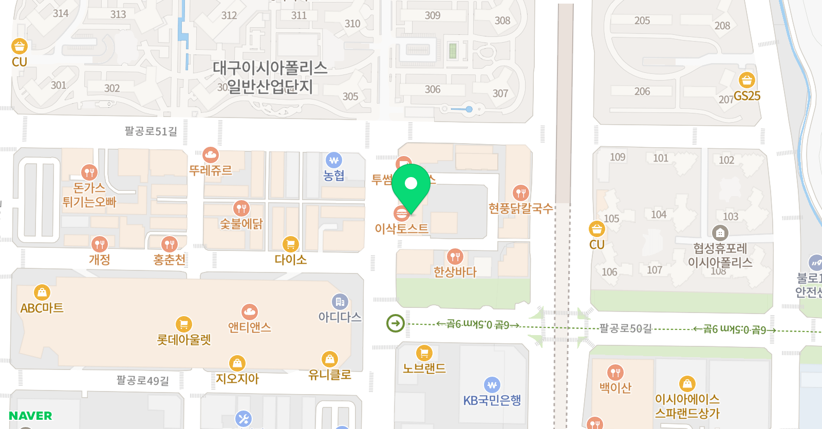 지엔에스 영어수학학원 위치
