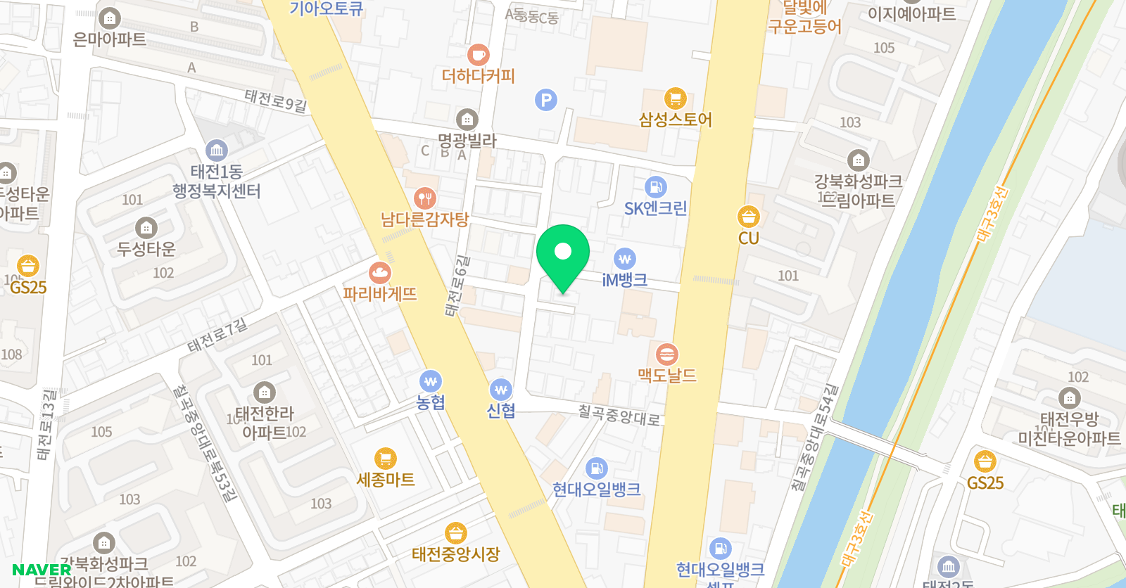 캐슬 외국어학원 위치