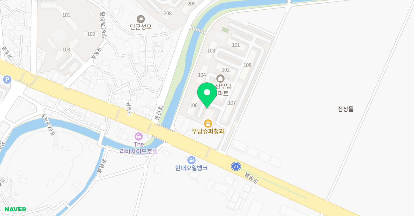 한사랑 피아노학원 위치